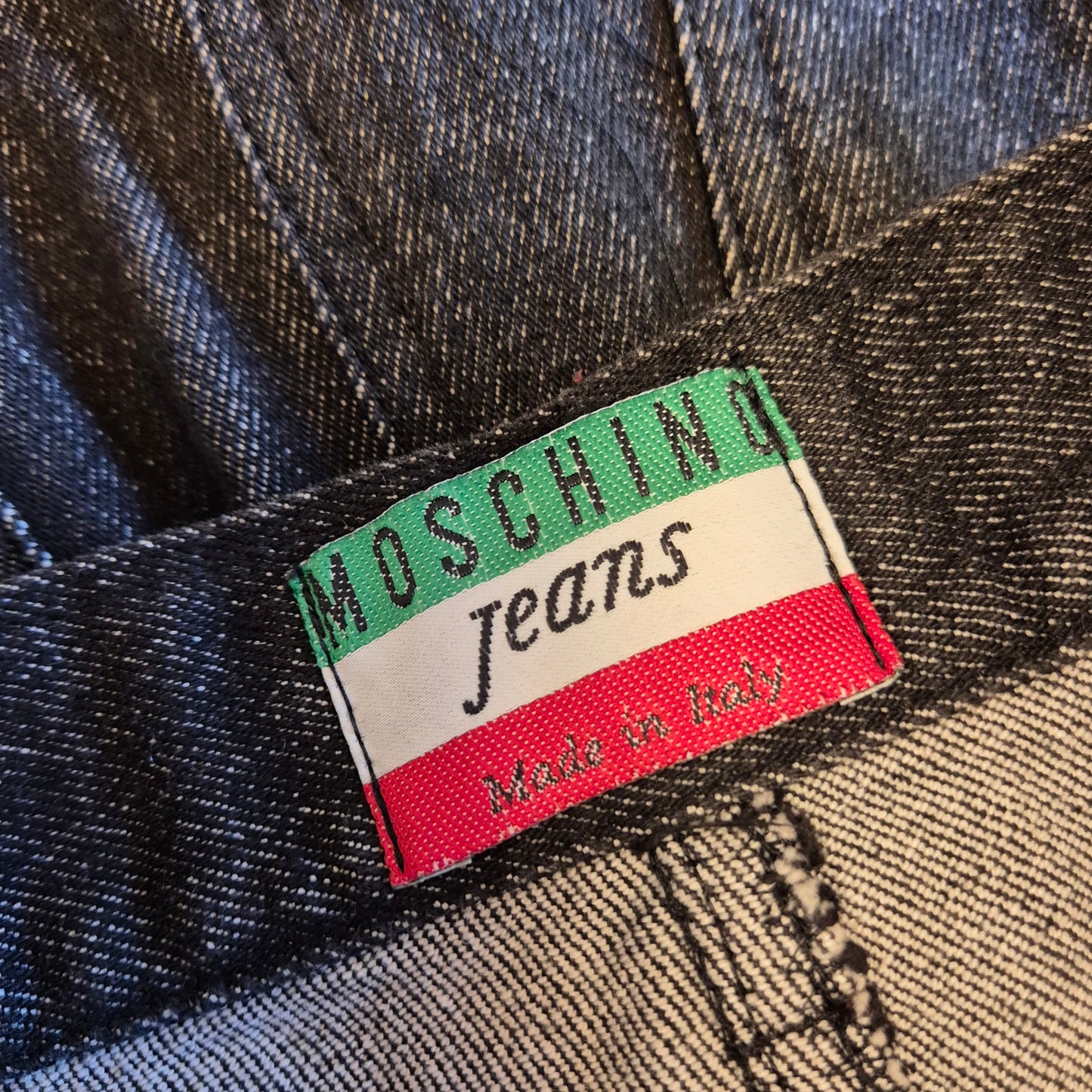 Moschino | Gonna lunga denim e tartan