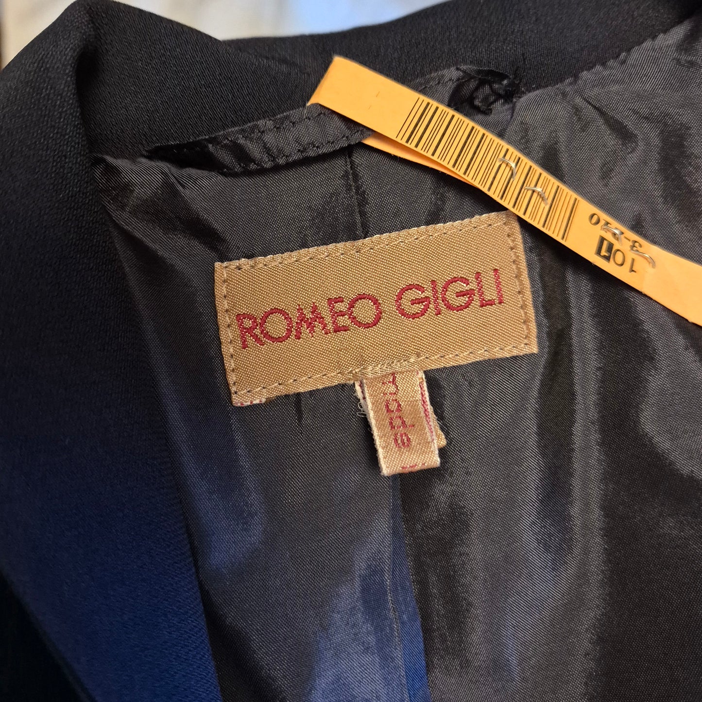 Romeo Gigli | Giacca blu scollo ampio 1996