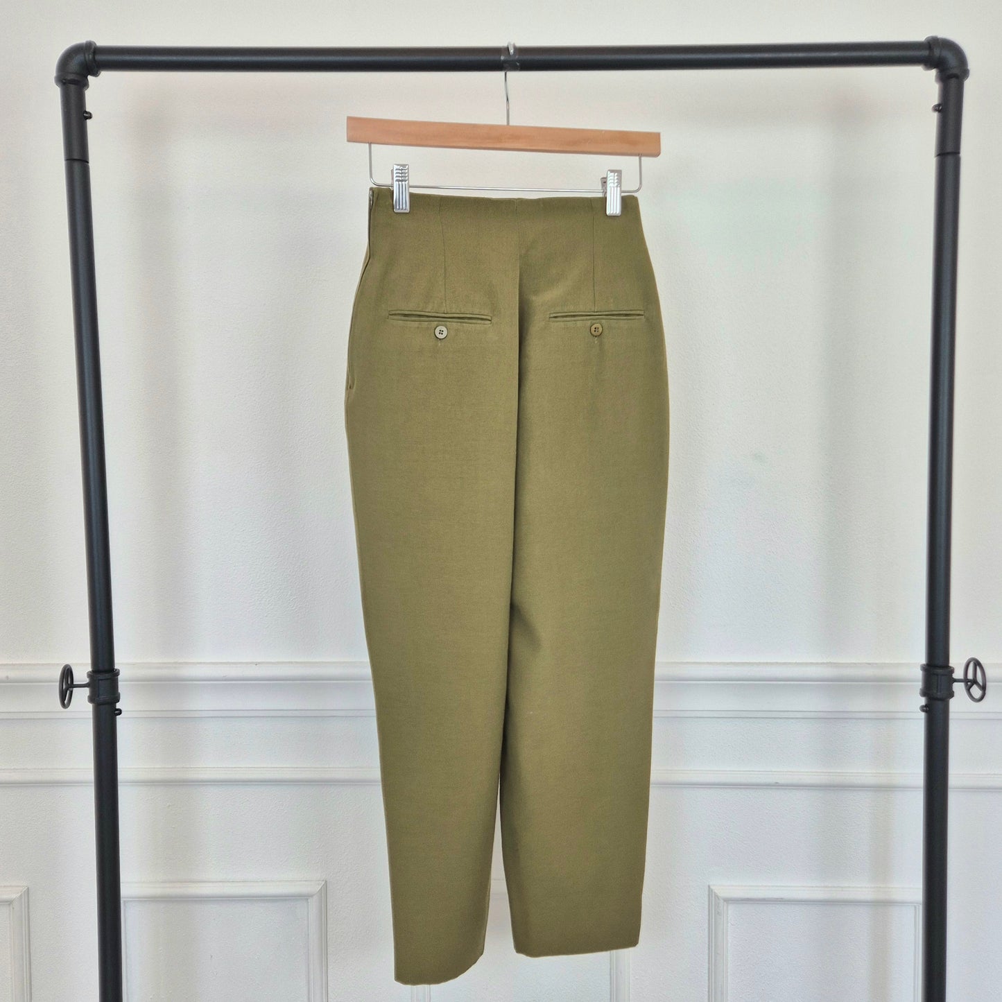 Romeo Gigli | Pantaloni verdi pinocchietto 1989