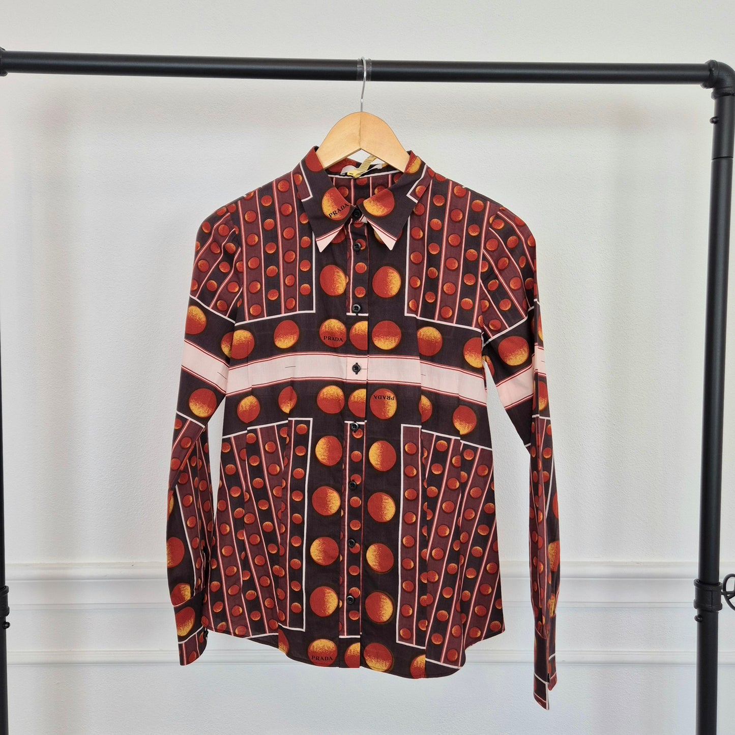 Prada | Camicia stampa bolle ss 2004
