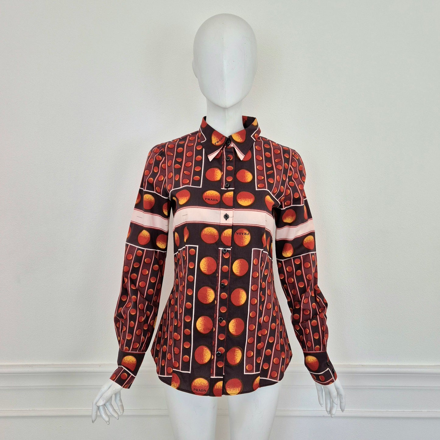 Prada | Camicia stampa bolle ss 2004
