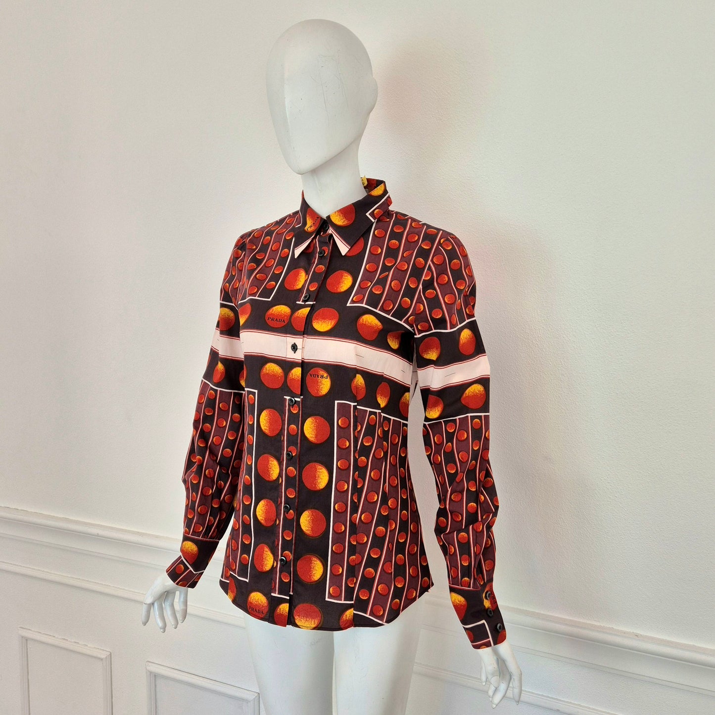 Prada | Camicia stampa bolle ss 2004
