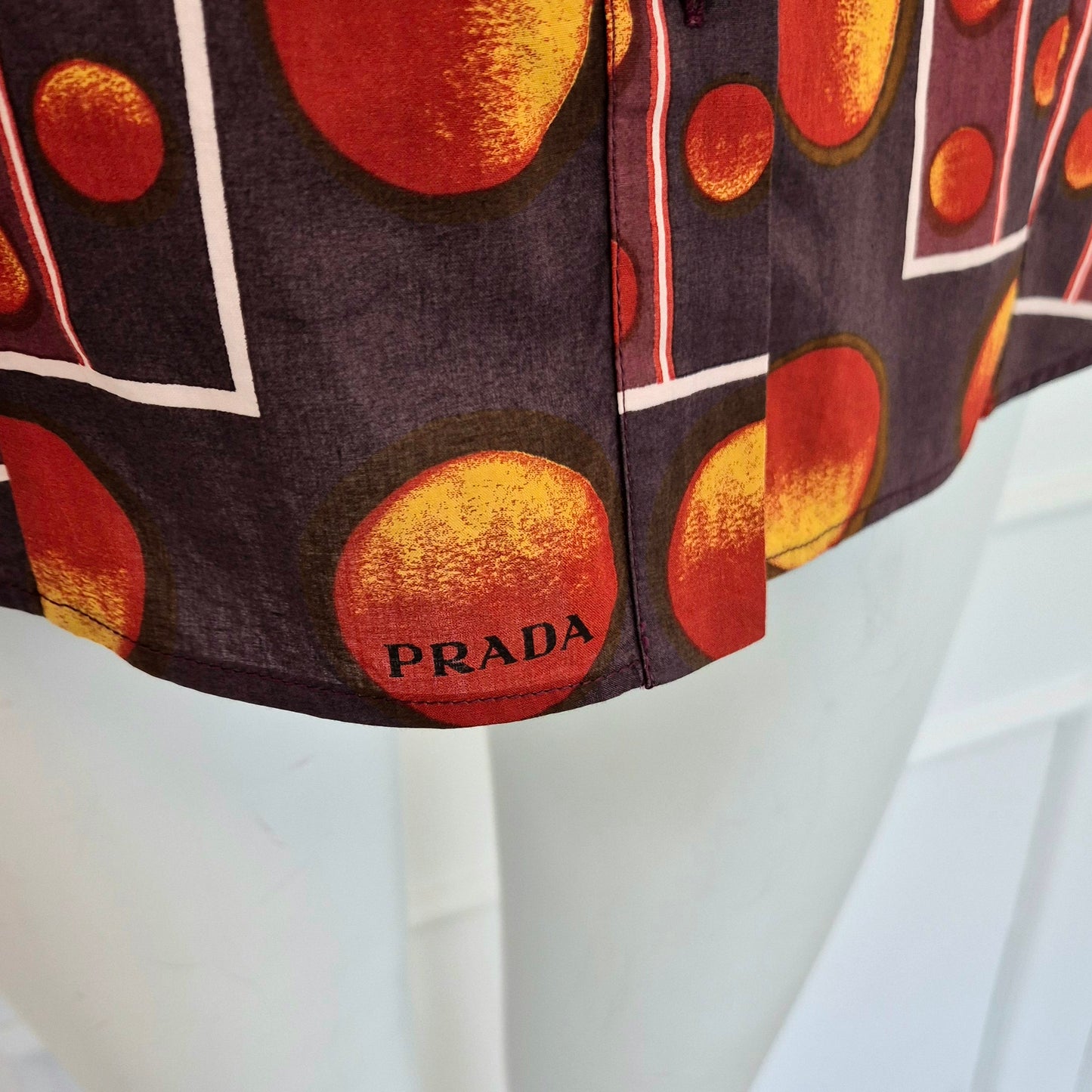Prada | Camicia stampa bolle ss 2004