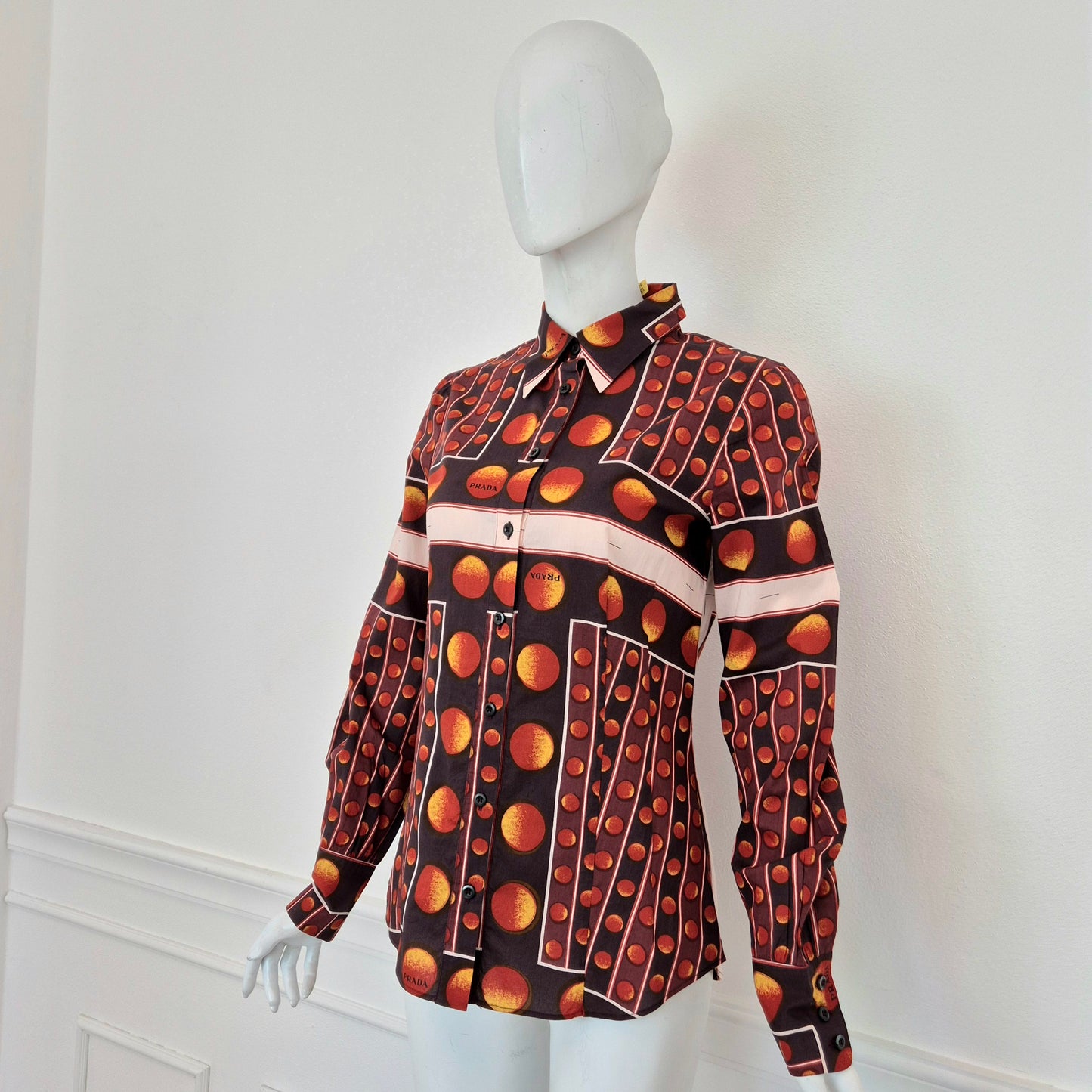 Prada | Camicia stampa bolle ss 2004