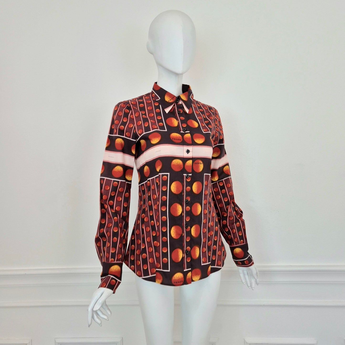 Prada | Camicia stampa bolle ss 2004