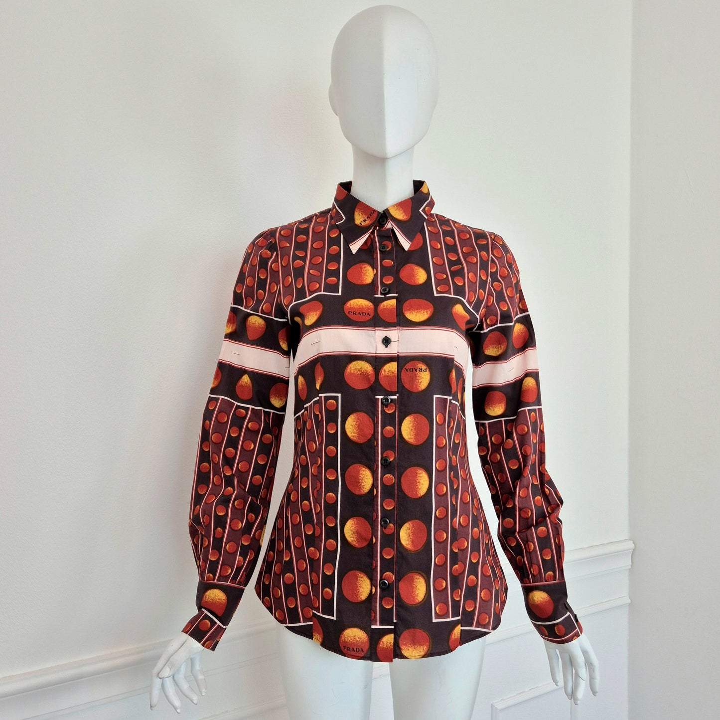 Prada | Camicia stampa bolle ss 2004
