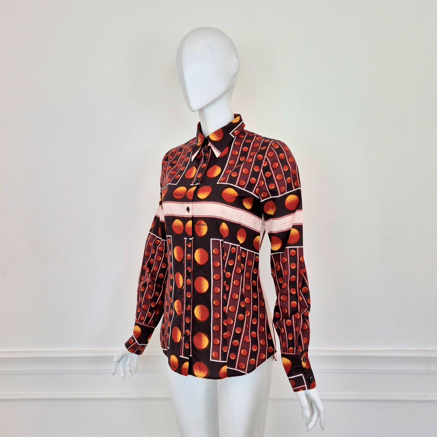 Prada | Camicia stampa bolle ss 2004