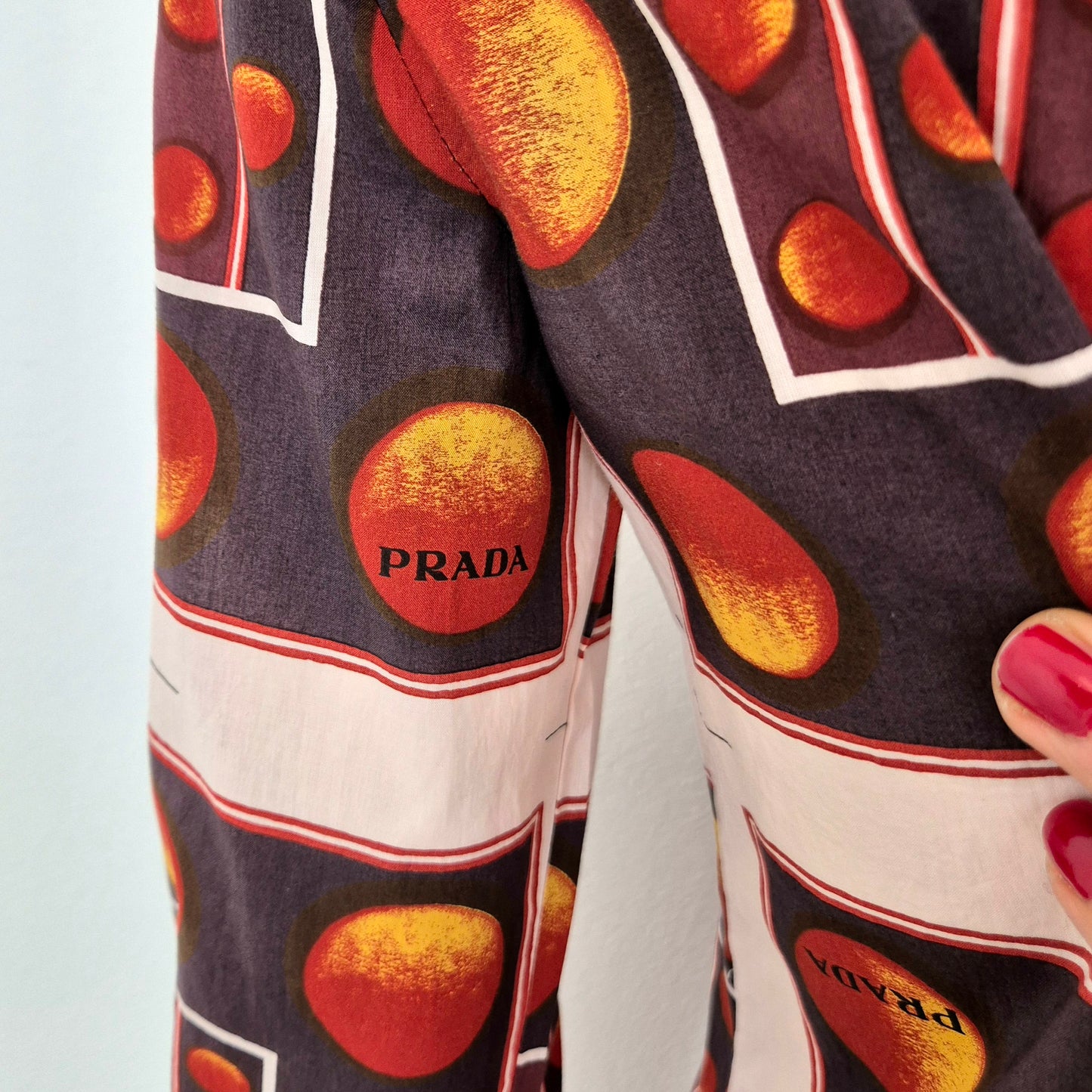 Prada | Camicia stampa bolle ss 2004