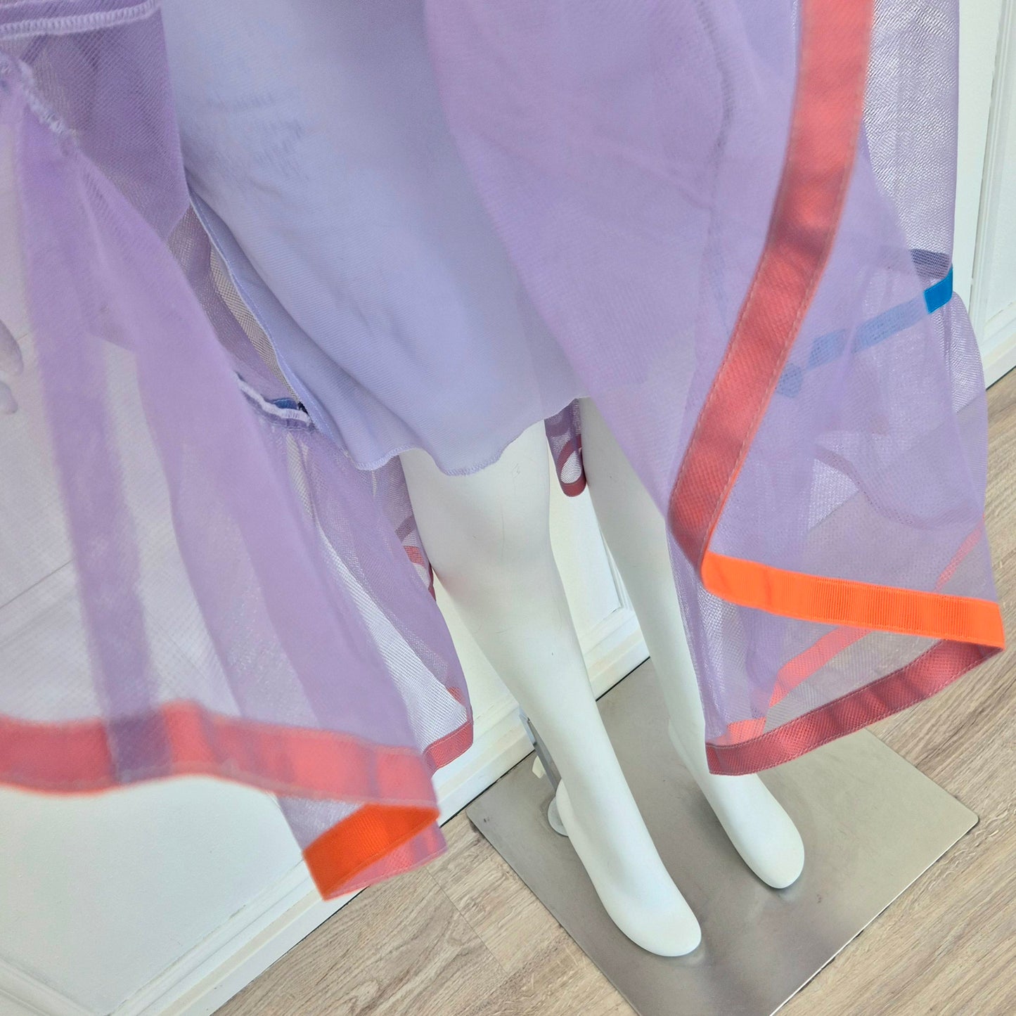 Stella Jean | Gonna lilla in tulle