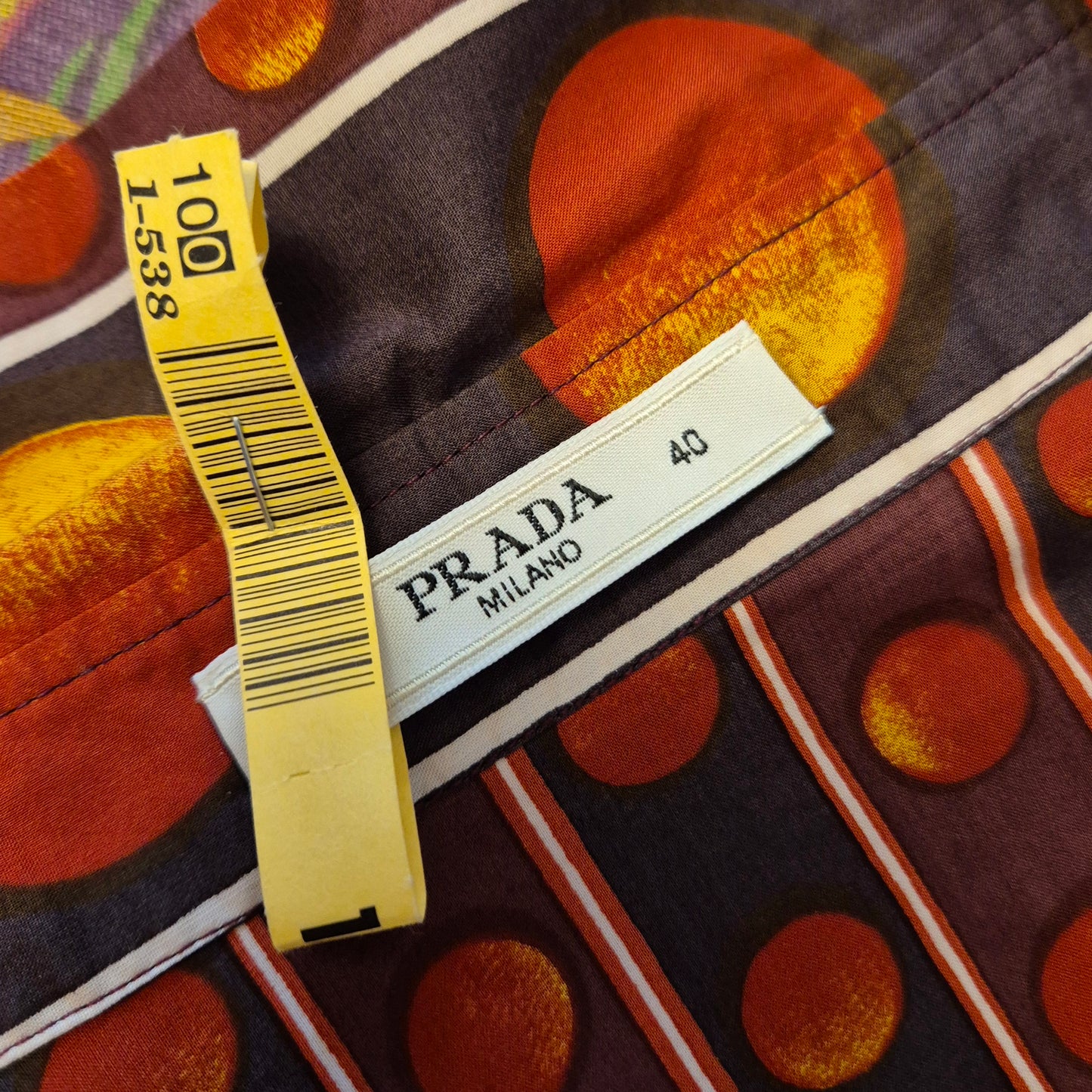 Prada | Camicia stampa bolle ss 2004