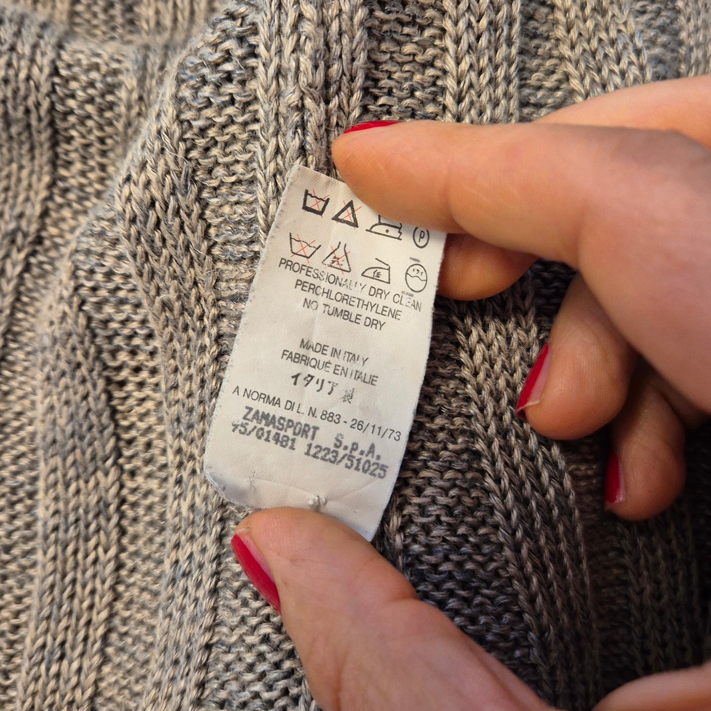 Romeo Gigli | Maxi Cardigan in lino grigio 1995