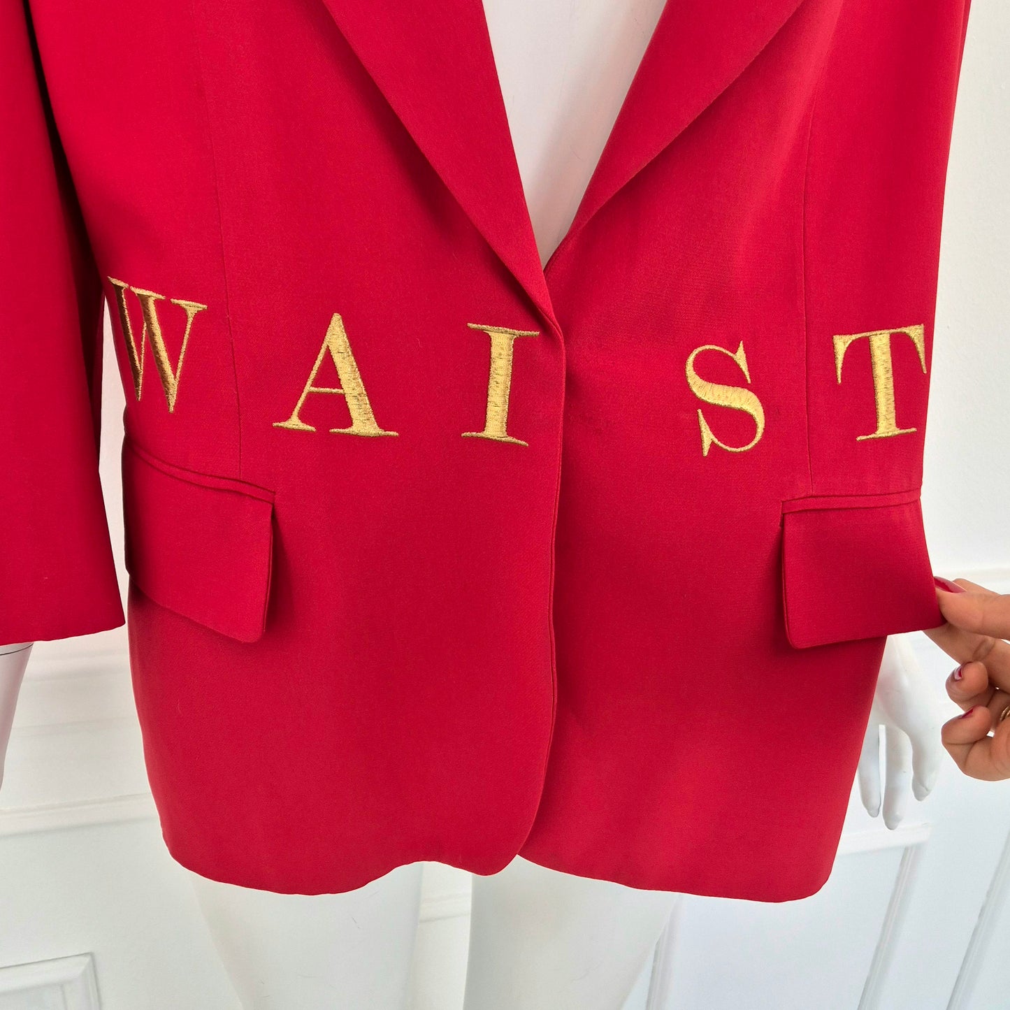 Moschino Couture | "Waist of money" iconic jacket 1991