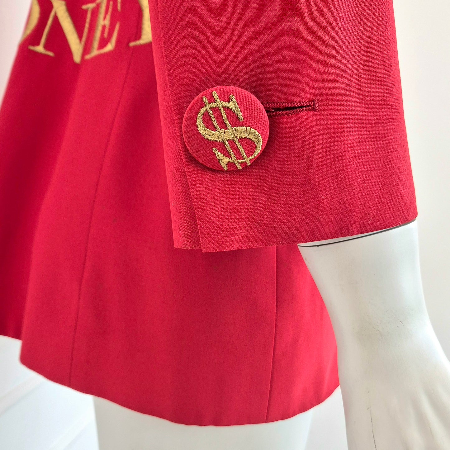 Moschino Couture | "Waist of money" iconic jacket 1991