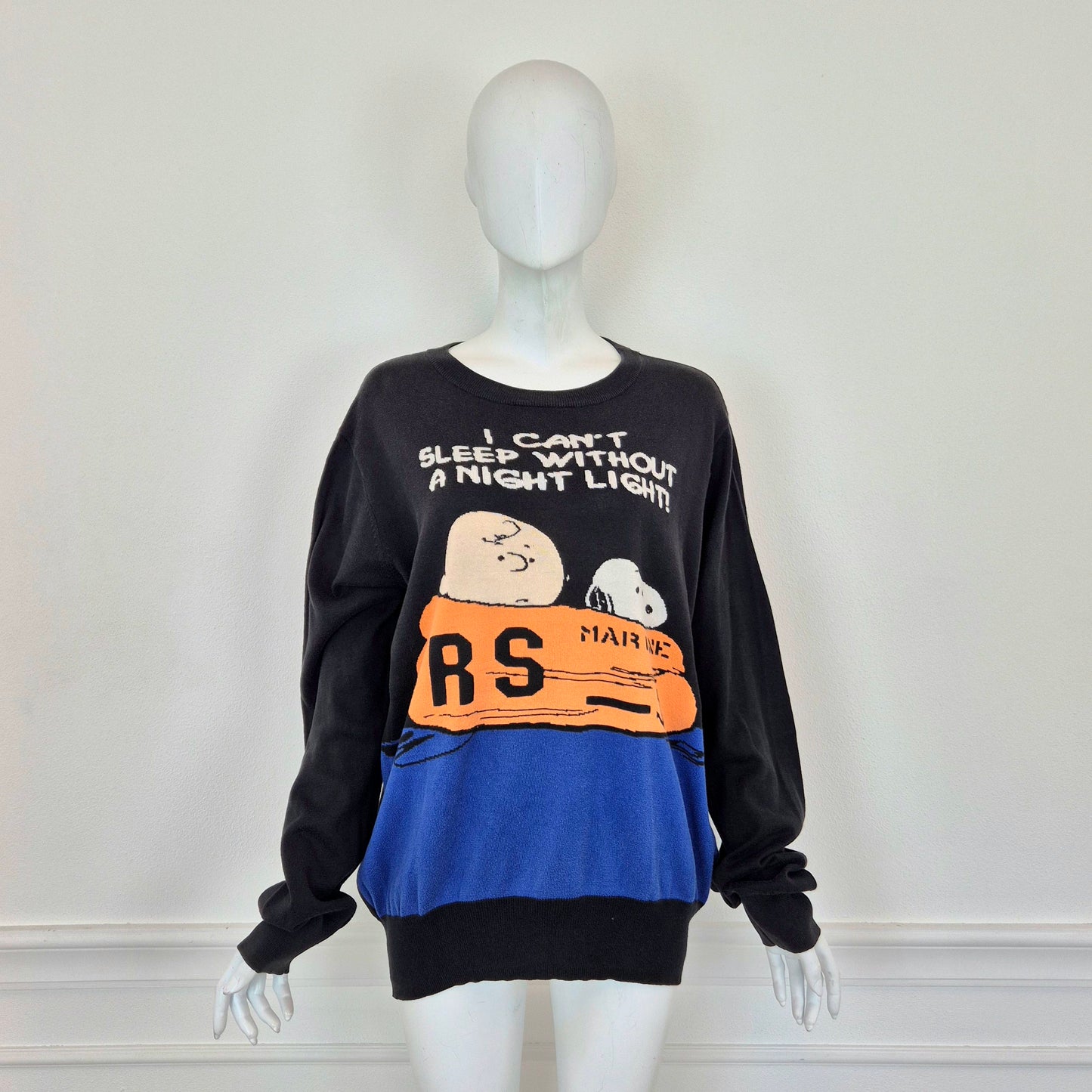 Jc de Castelbajac | Maglione Peanuts "I can't sleep without a night light!"