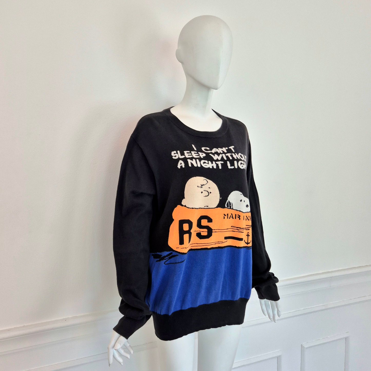 Jc de Castelbajac | Maglione Peanuts "I can't sleep without a night light!"