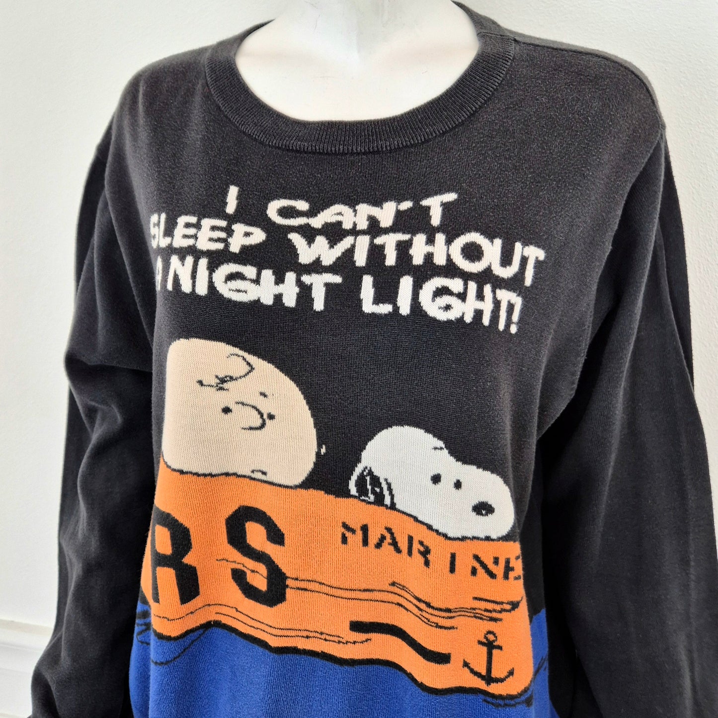 Jc de Castelbajac | Maglione Peanuts "I can't sleep without a night light!"