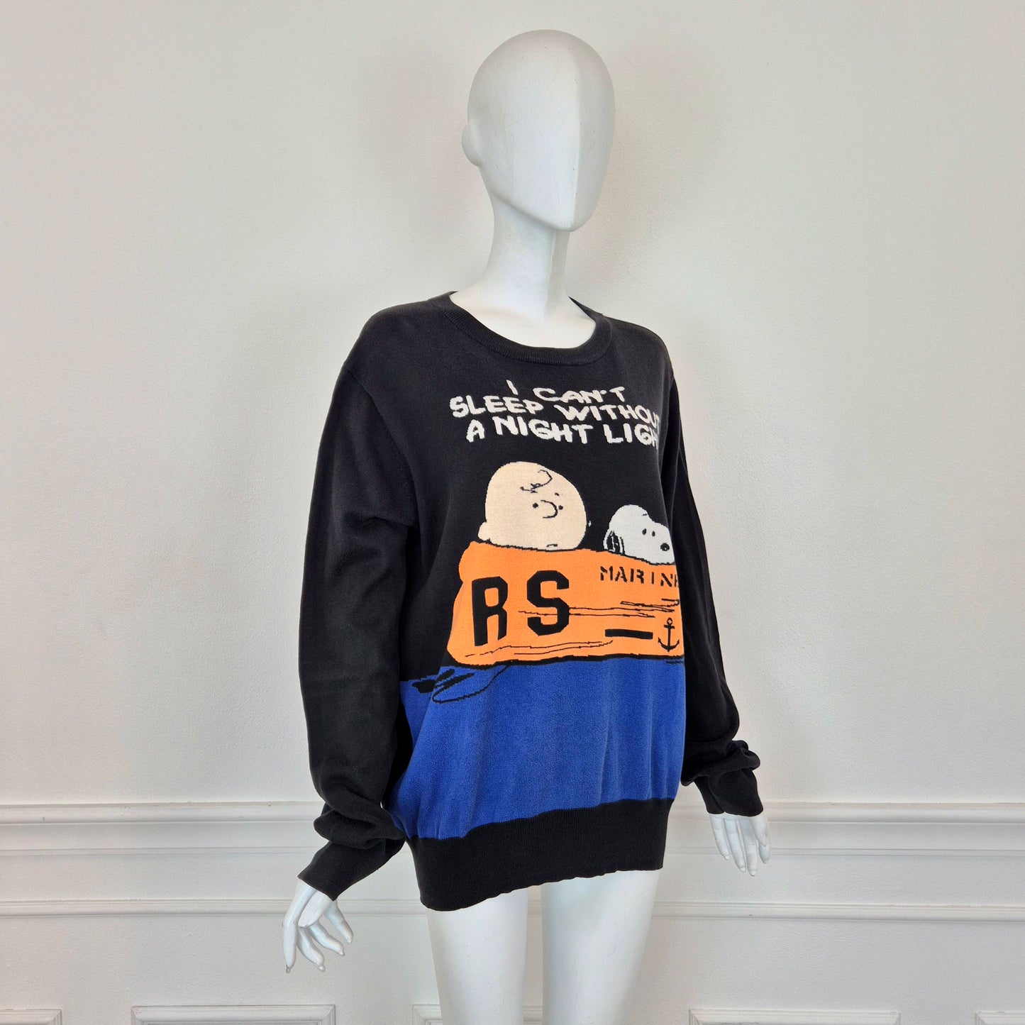 Jc de Castelbajac | Maglione Peanuts "I can't sleep without a night light!"