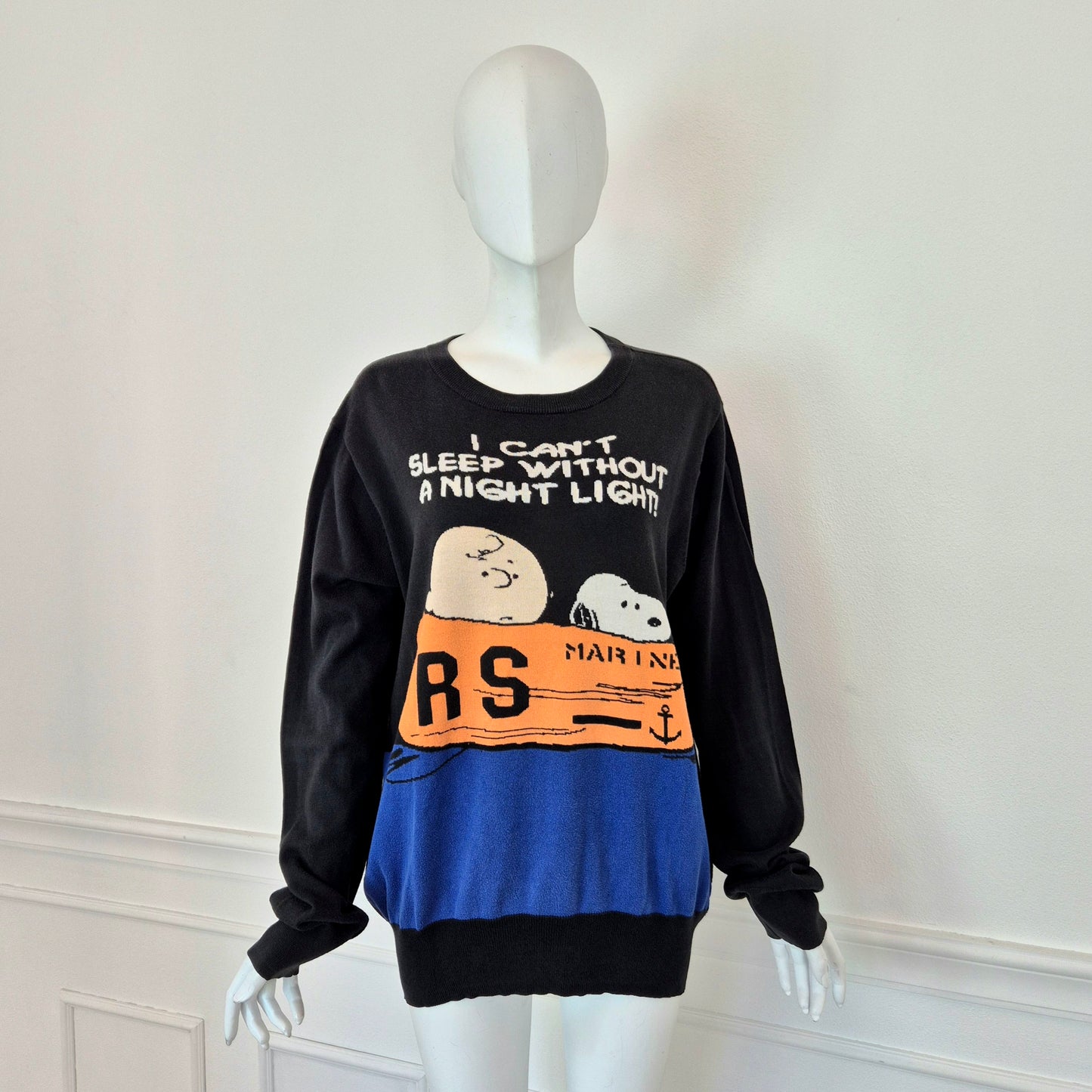 Jc de Castelbajac | Maglione Peanuts "I can't sleep without a night light!"