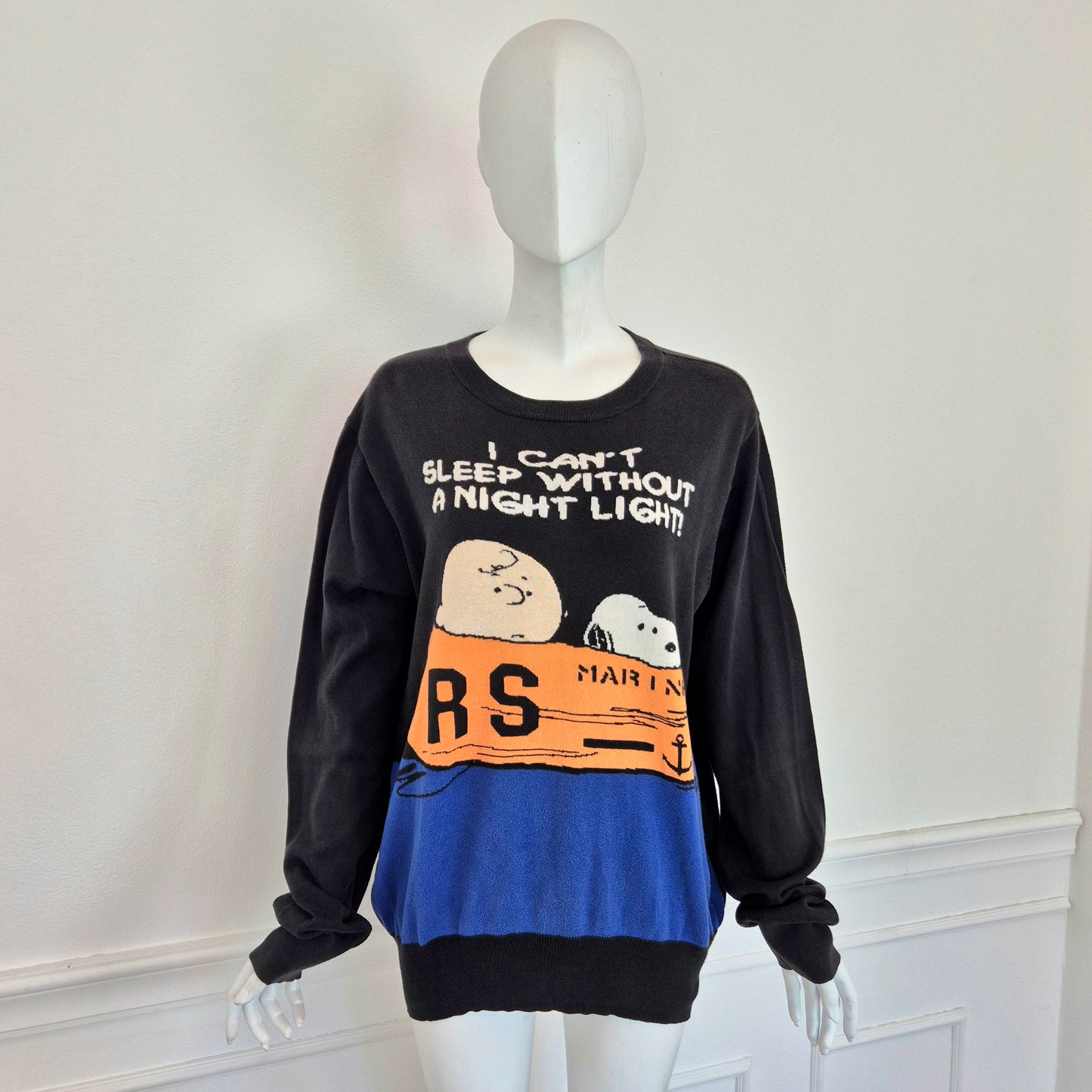 Jc de Castelbajac | Maglione Peanuts "I can't sleep without a night light!"