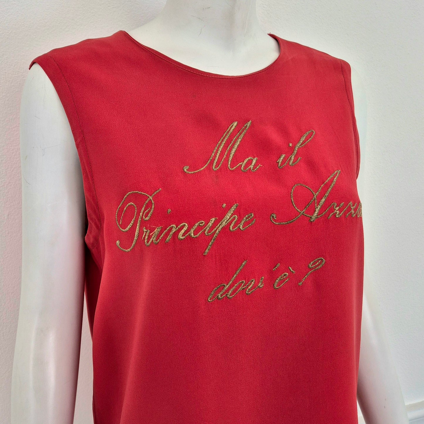 Moschino Couture | Top "Ma il principe azzurro dov'è?"