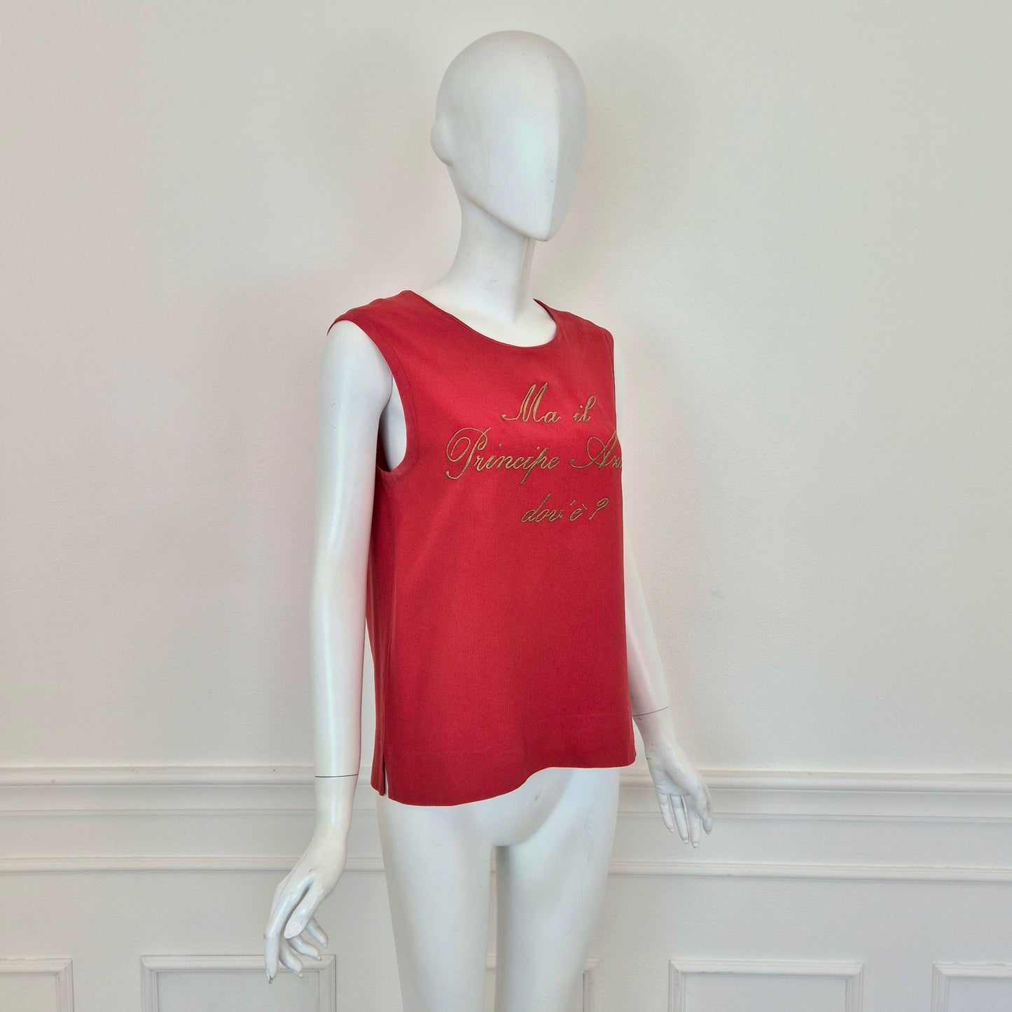 Moschino Couture | Top "Ma il principe azzurro dov'è?"