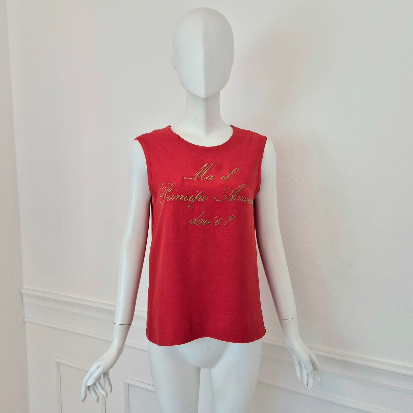 Moschino Couture | Top "Ma il principe azzurro dov'è?"