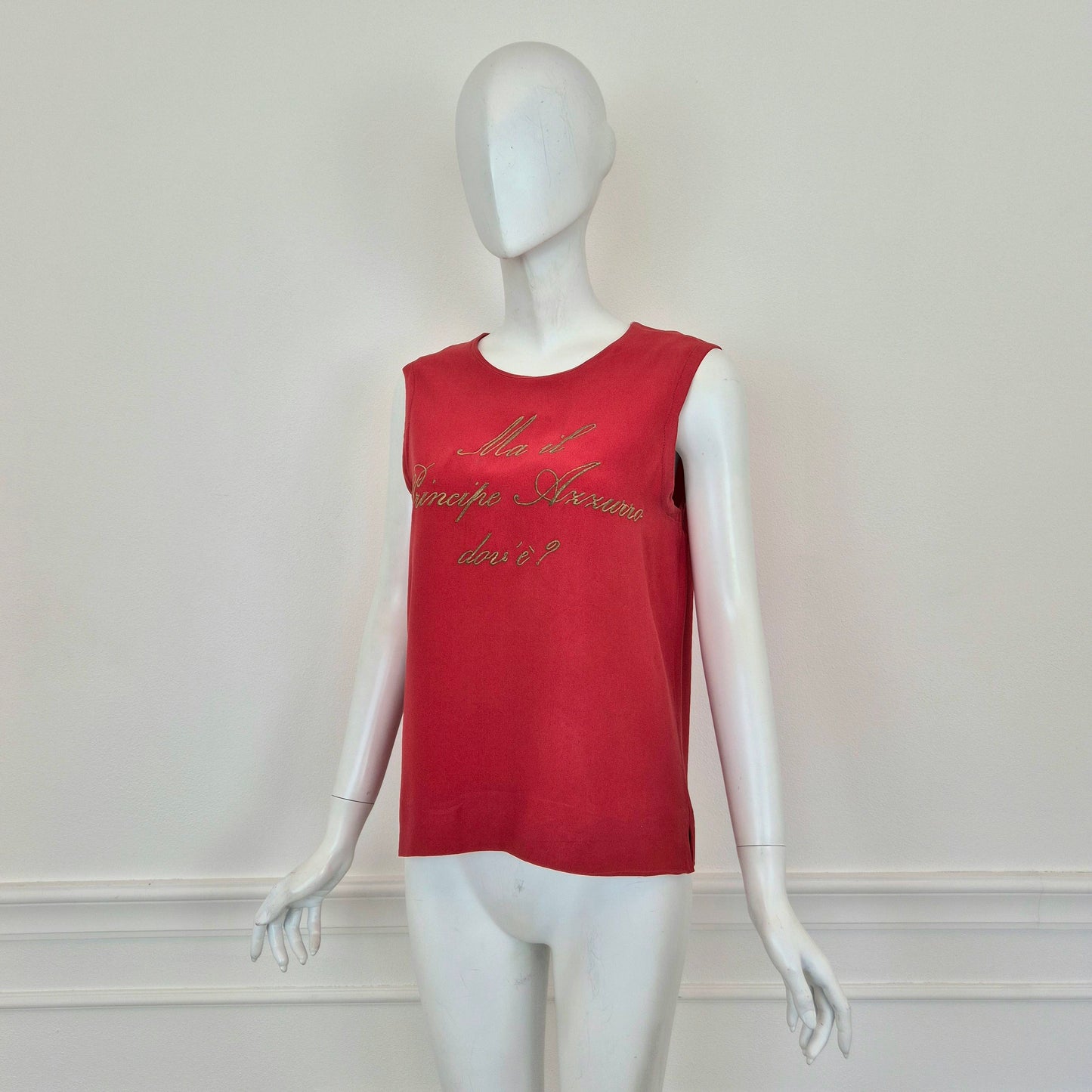 Moschino Couture | Top "Ma il principe azzurro dov'è?"