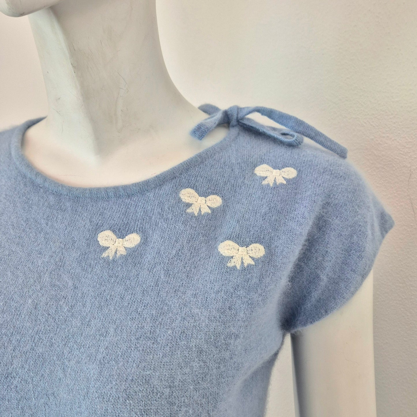 Blumarine | Maglioncino turchese manica corta