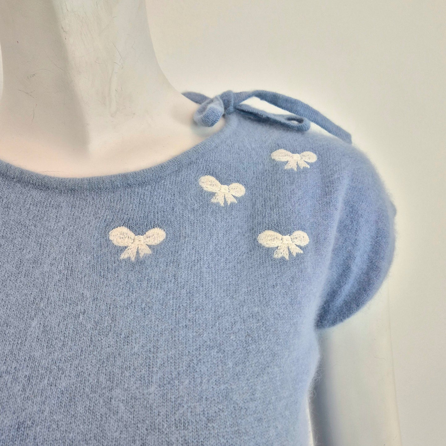 Blumarine | Maglioncino turchese manica corta