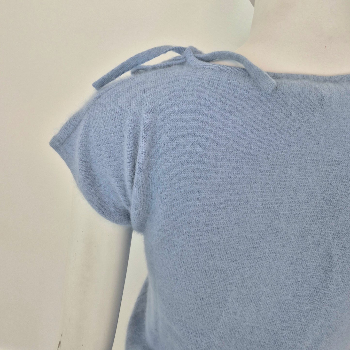 Blumarine | Maglioncino turchese manica corta