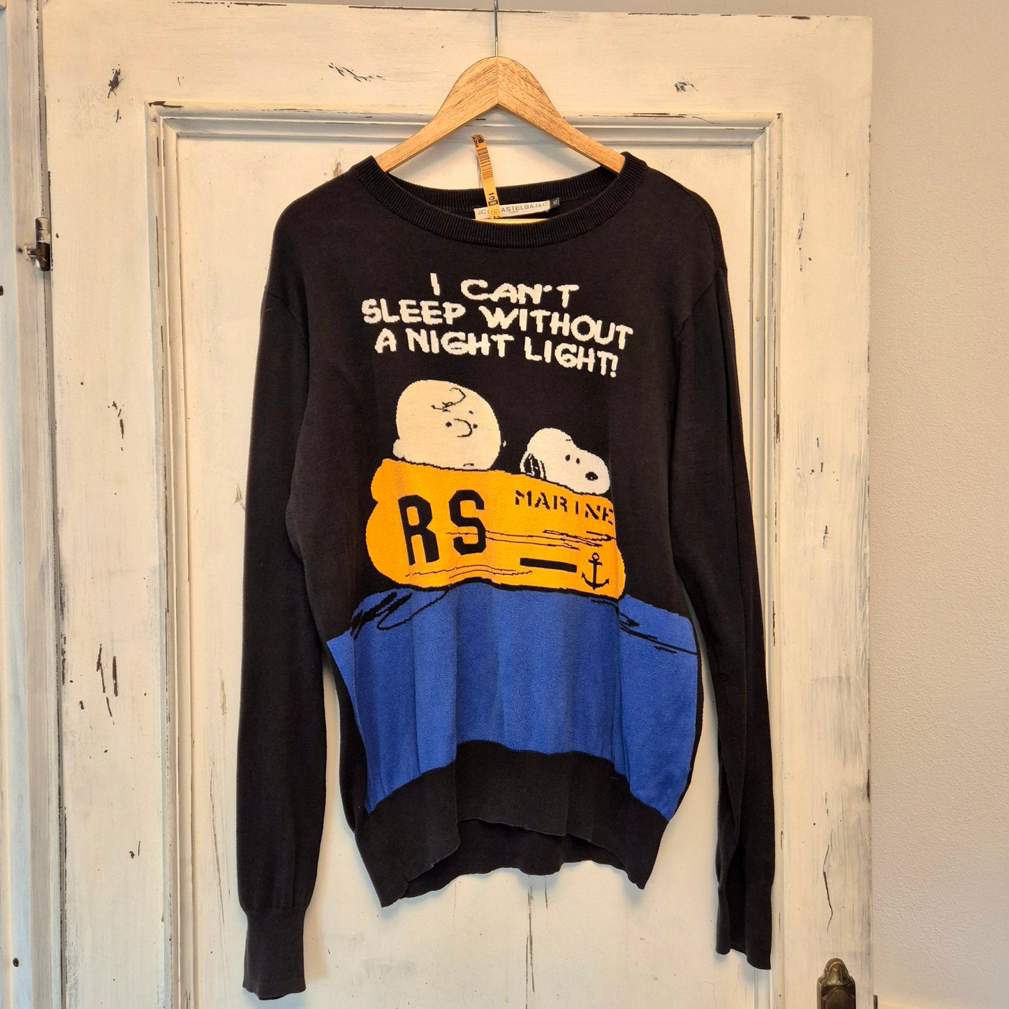 Jc de Castelbajac | Maglione Peanuts "I can't sleep without a night light!"