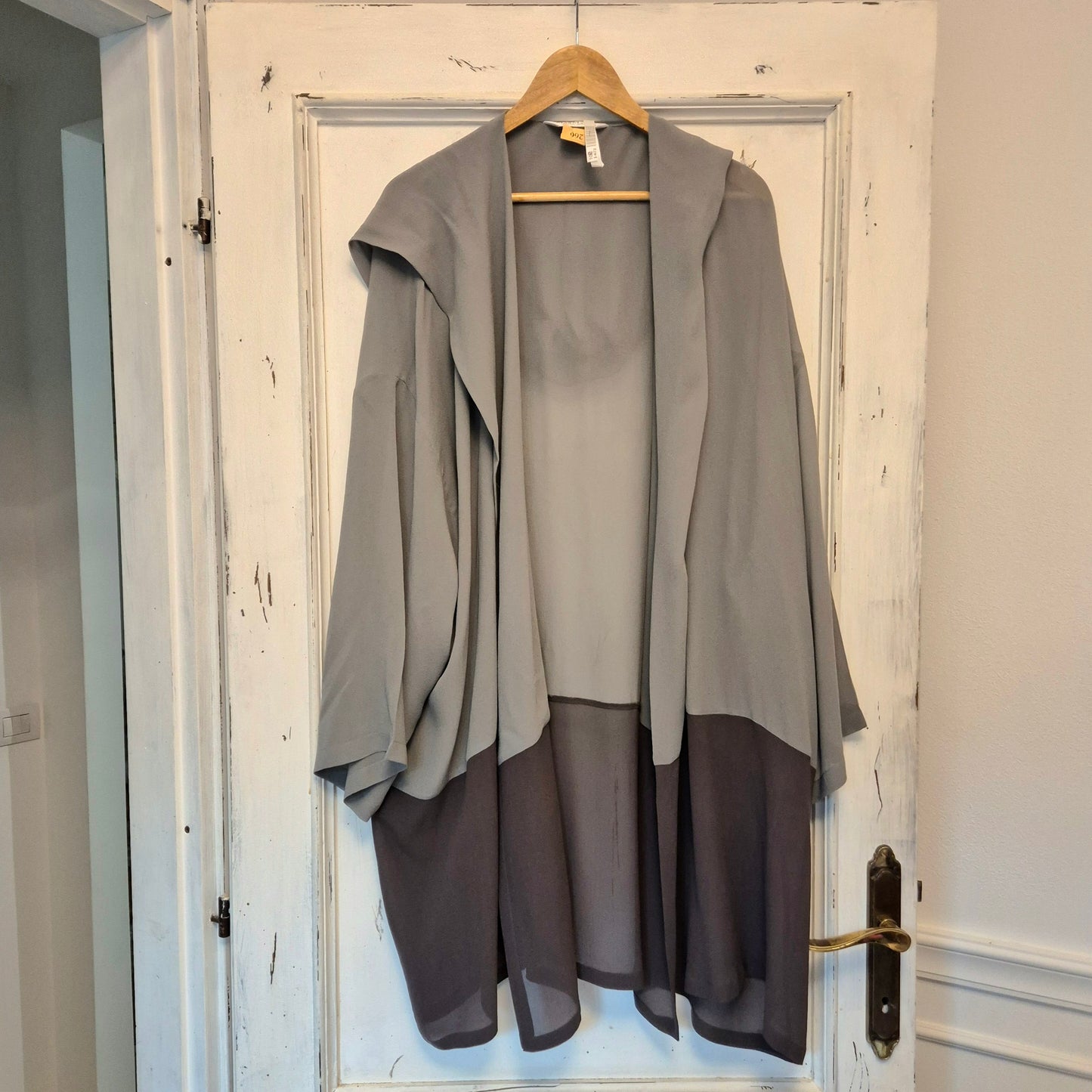 Max Mara | Giacca lunga in seta con cappuccio