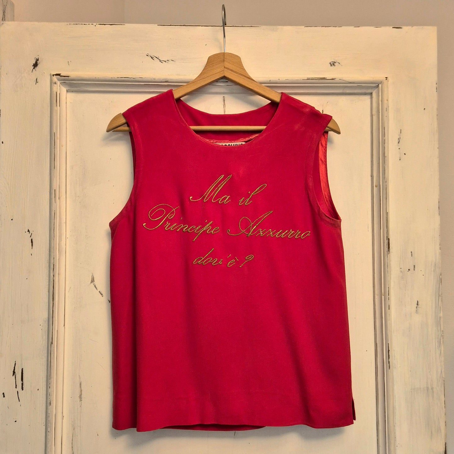 Moschino Couture | Top "Ma il principe azzurro dov'è?"