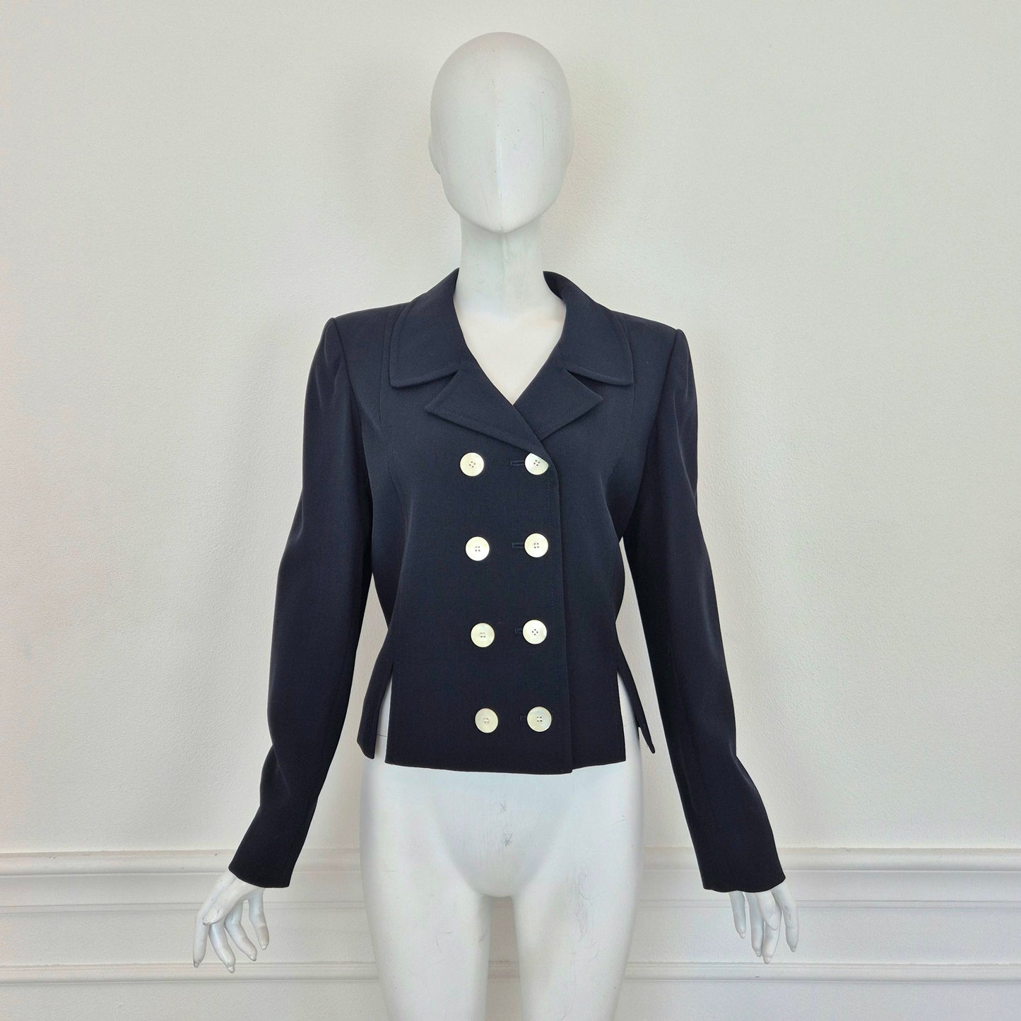 Yves Saint Laurent | Giacca doppiopetto blu notte