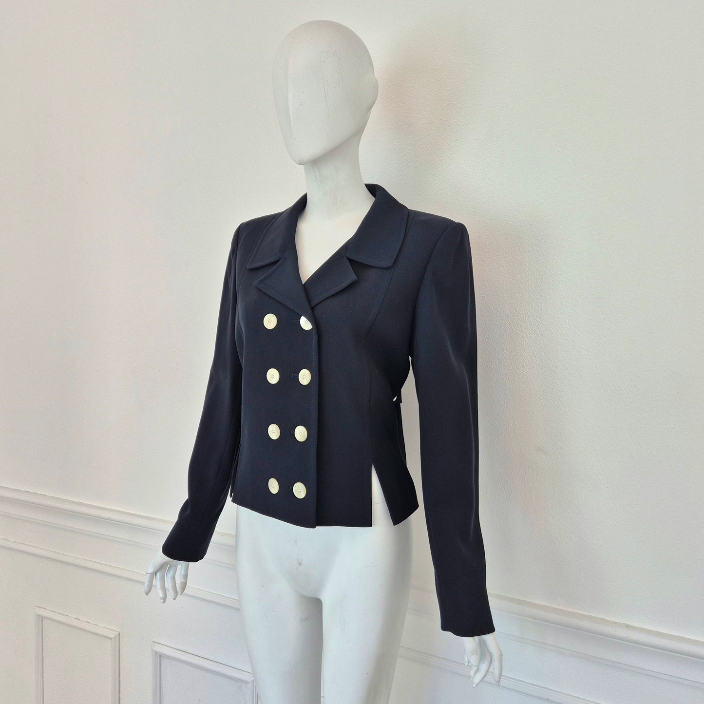 Yves Saint Laurent | Giacca doppiopetto blu notte