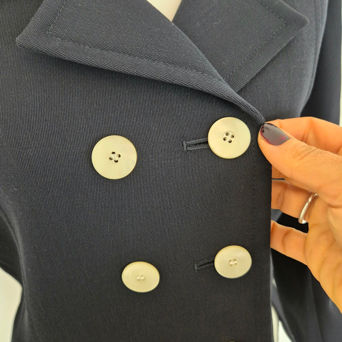 Yves Saint Laurent | Giacca doppiopetto blu notte