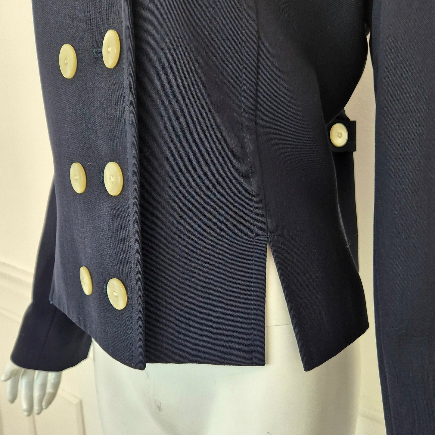Yves Saint Laurent | Giacca doppiopetto blu notte