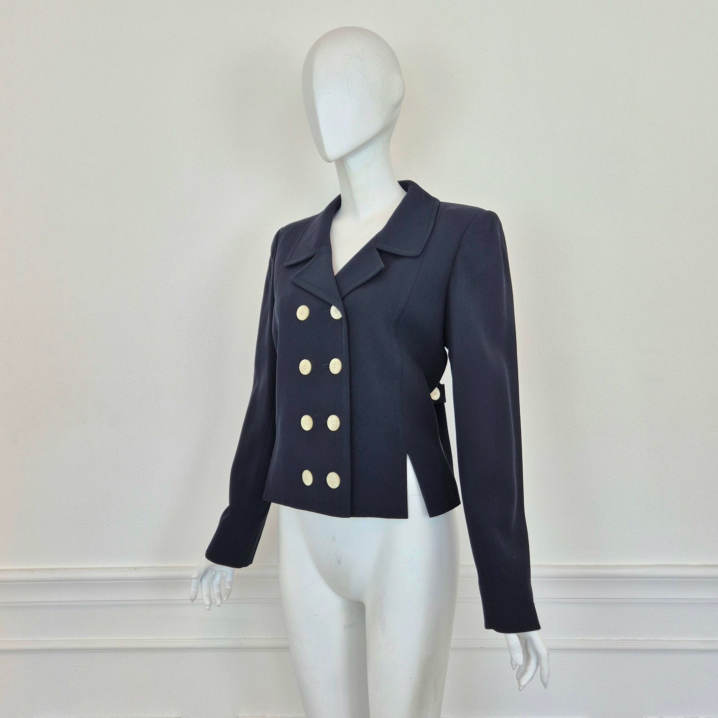 Yves Saint Laurent | Giacca doppiopetto blu notte