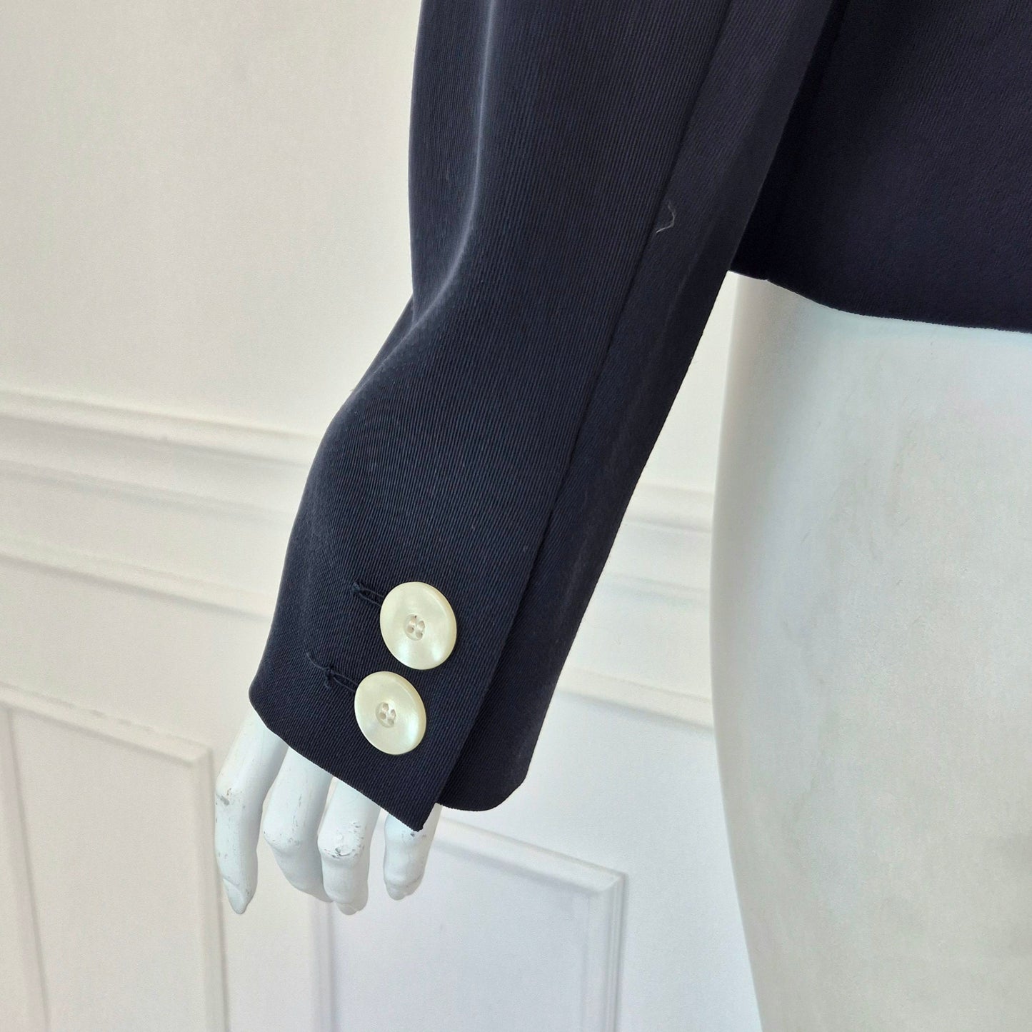 Yves Saint Laurent | Giacca doppiopetto blu notte
