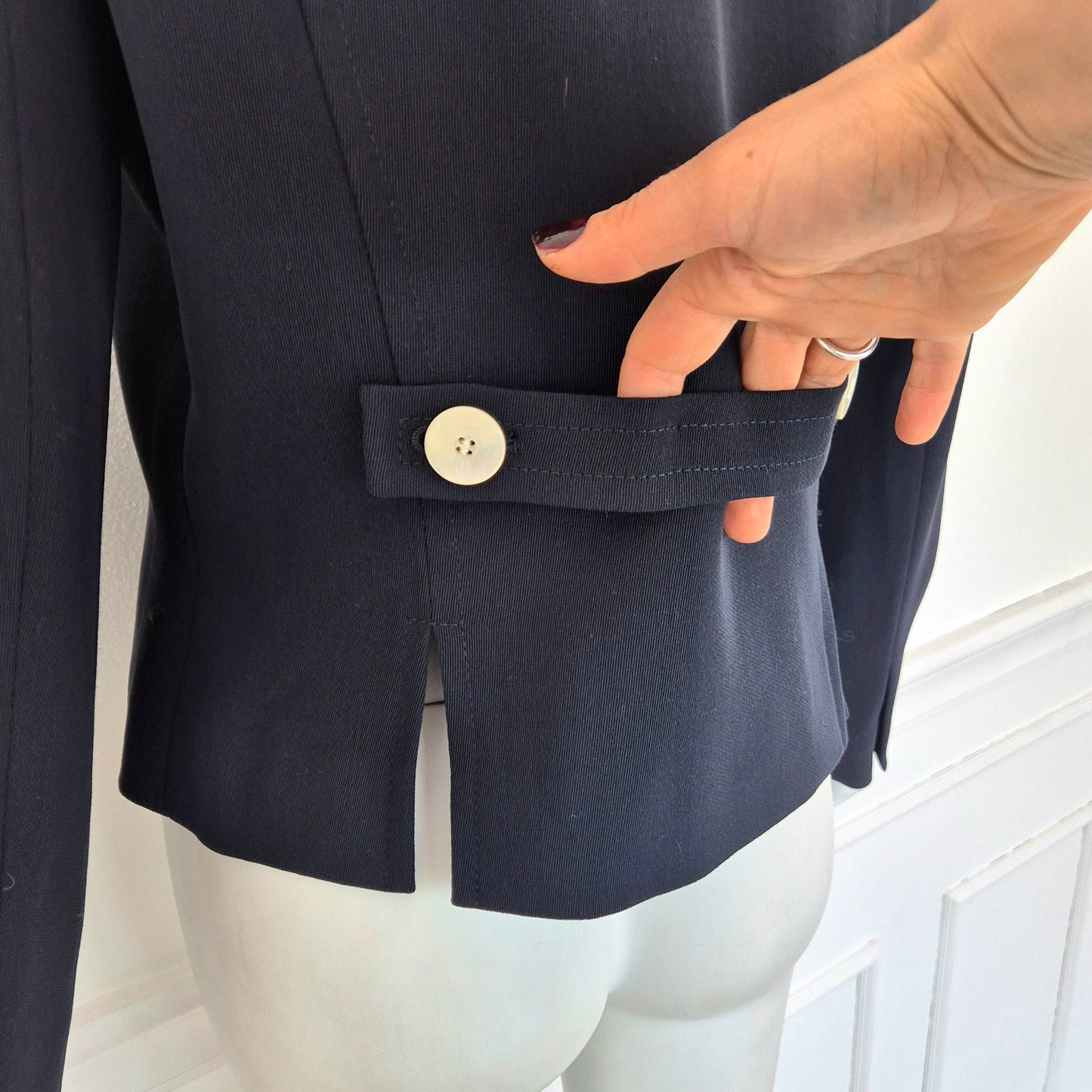 Yves Saint Laurent | Giacca doppiopetto blu notte