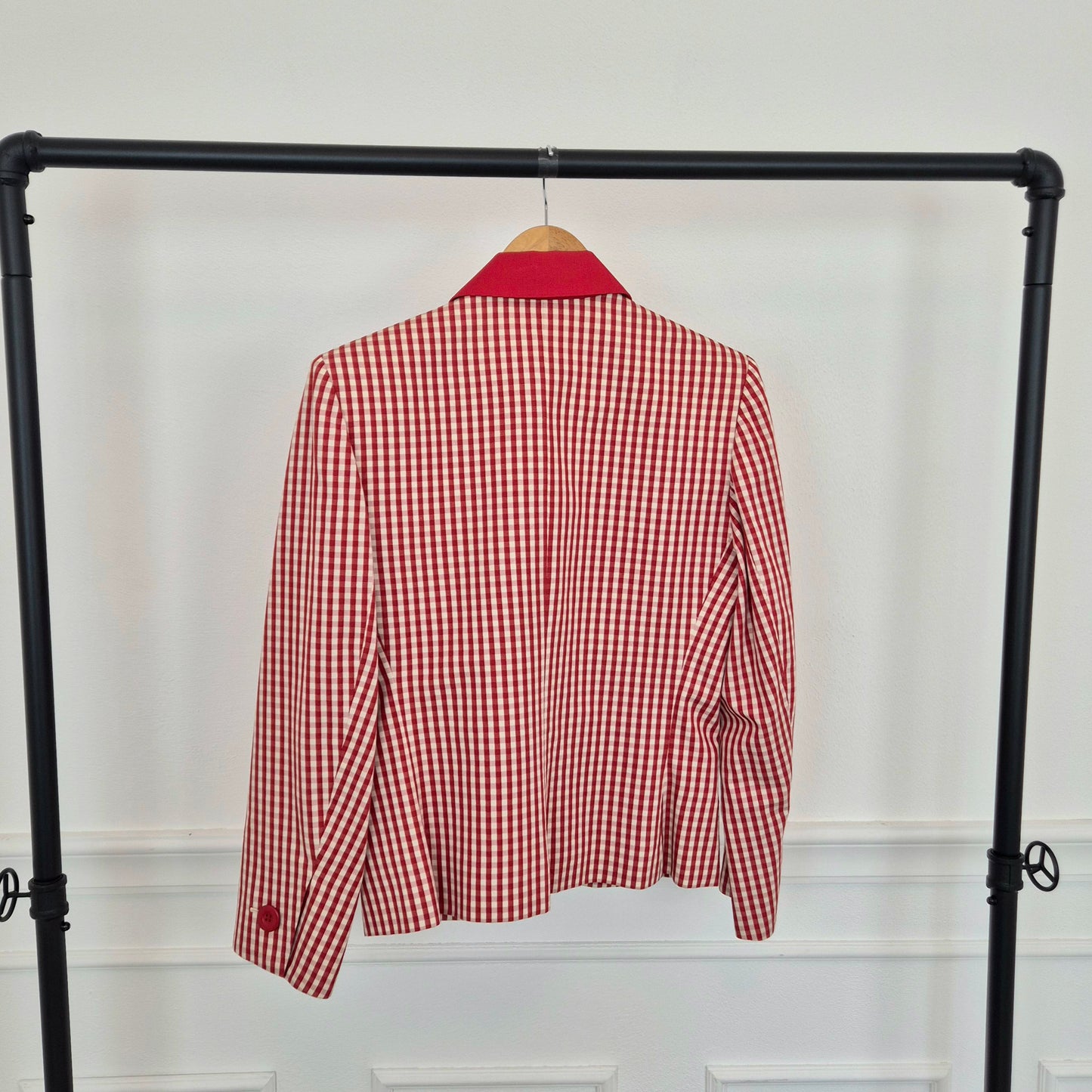 Yves Saint Laurent | Blazer vichy rosso