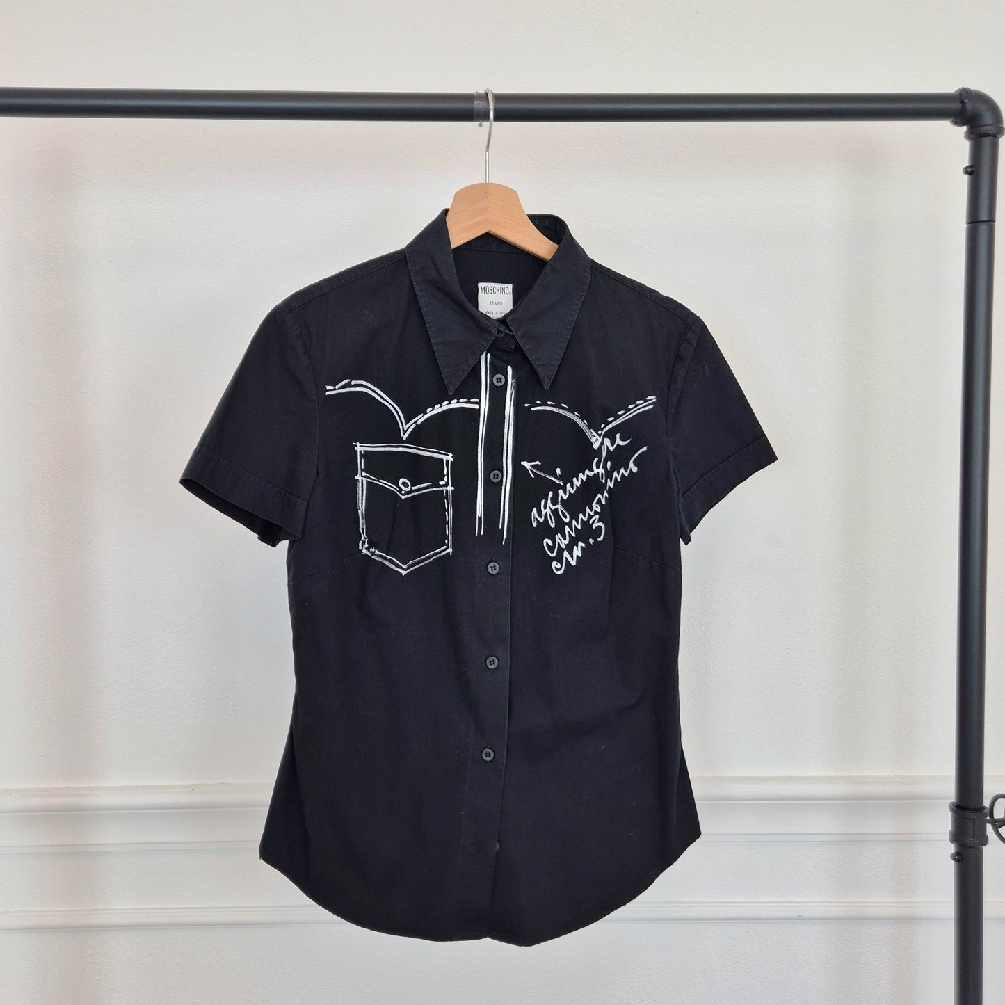 Moschino | Camicia manica corta stampa "sarto"