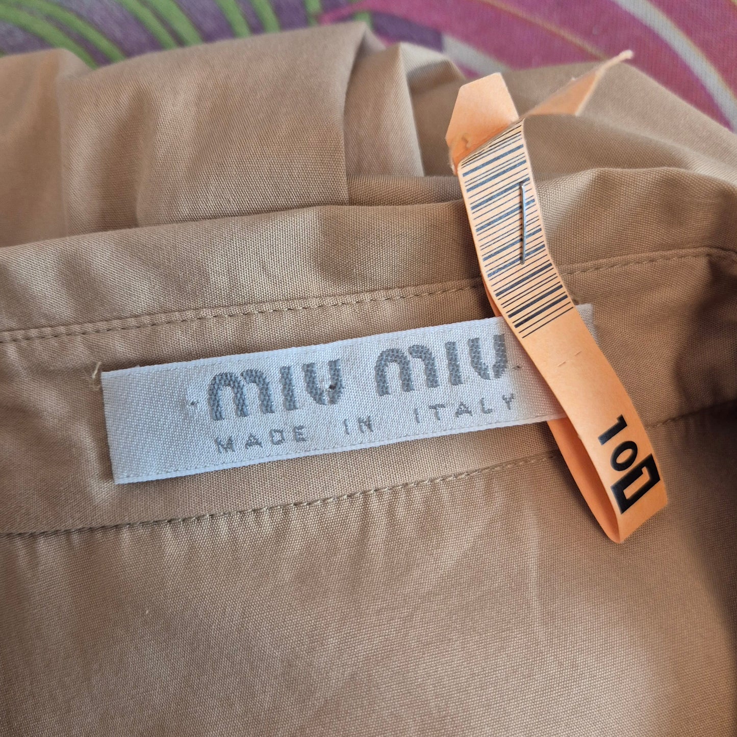 Miu Miu | Abito cotone beige