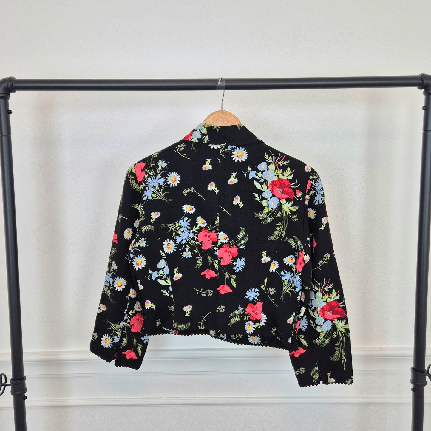 Kenzo | Giacca corta papaveri e margherite