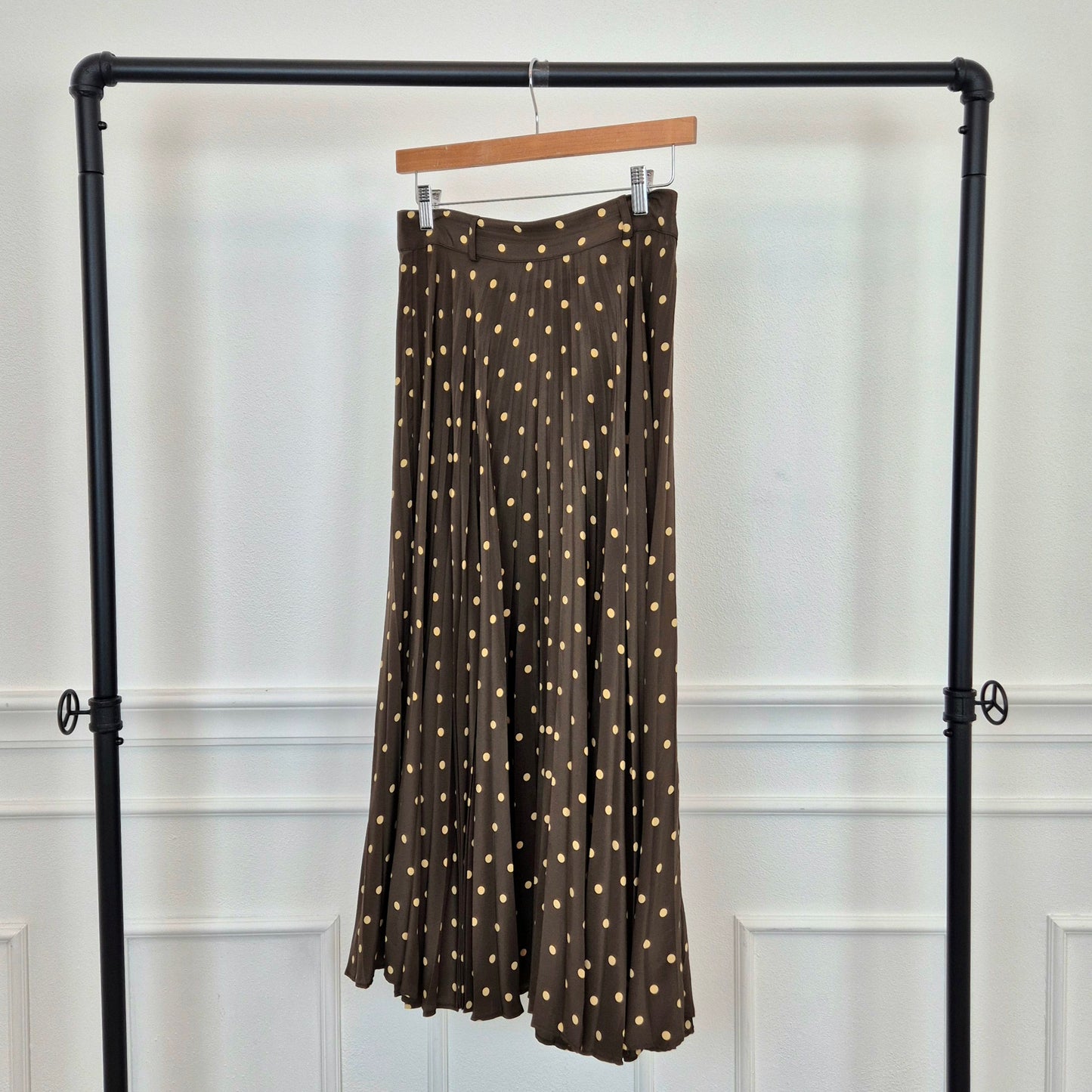 Moschino | Gonna vintage plissettata a pois