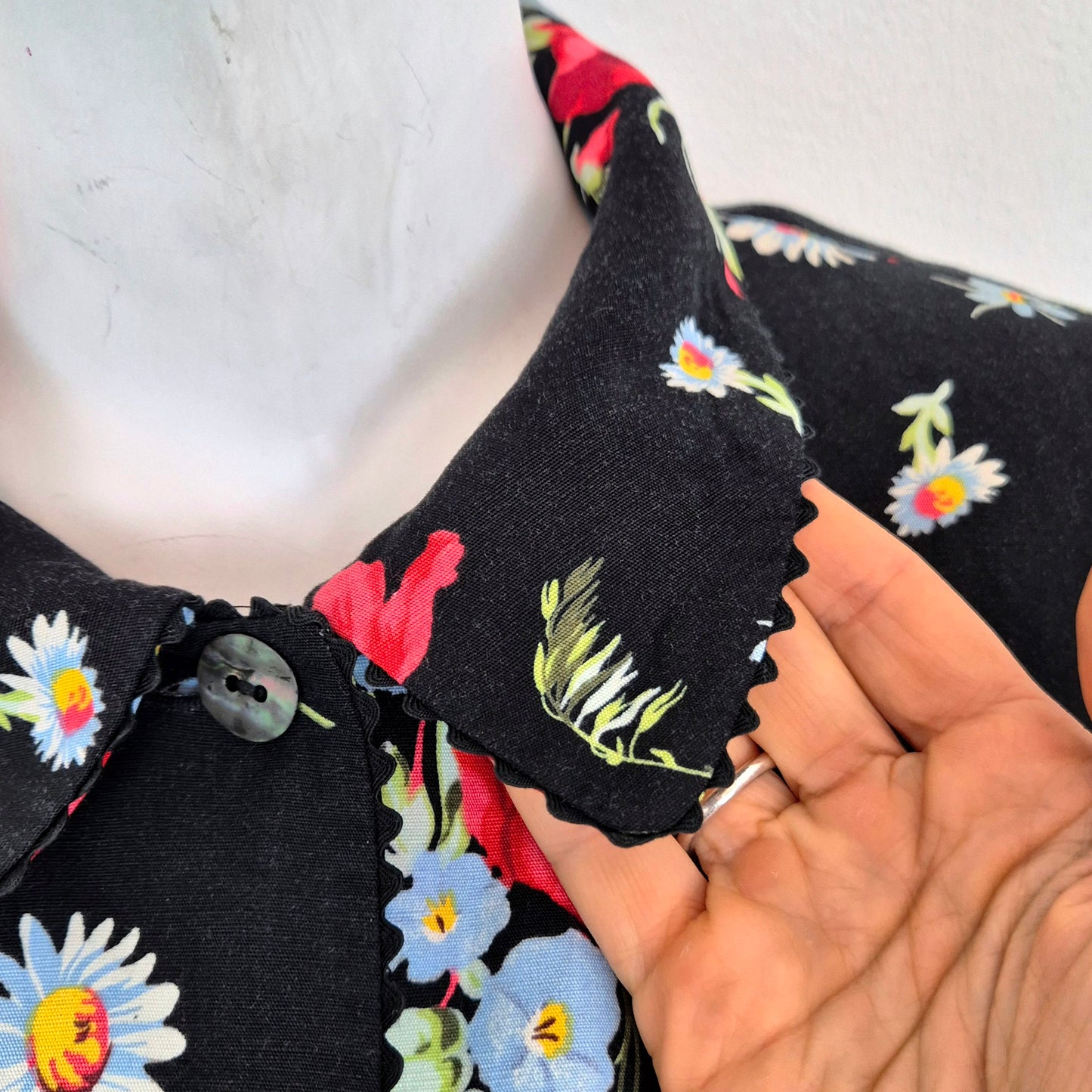 Kenzo | Giacca corta papaveri e margherite