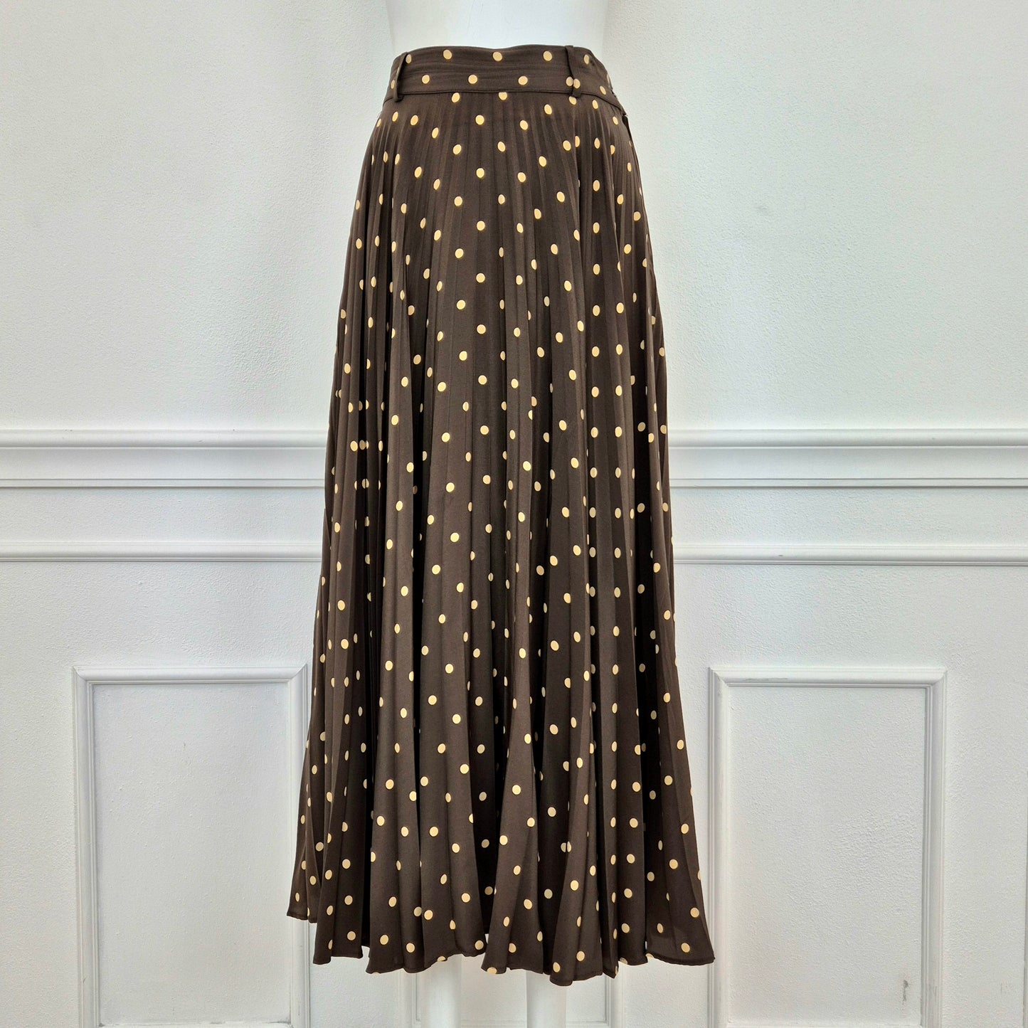 Moschino | Gonna vintage plissettata a pois