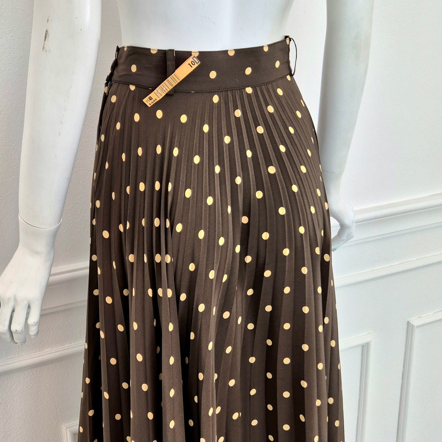 Moschino | Gonna vintage plissettata a pois