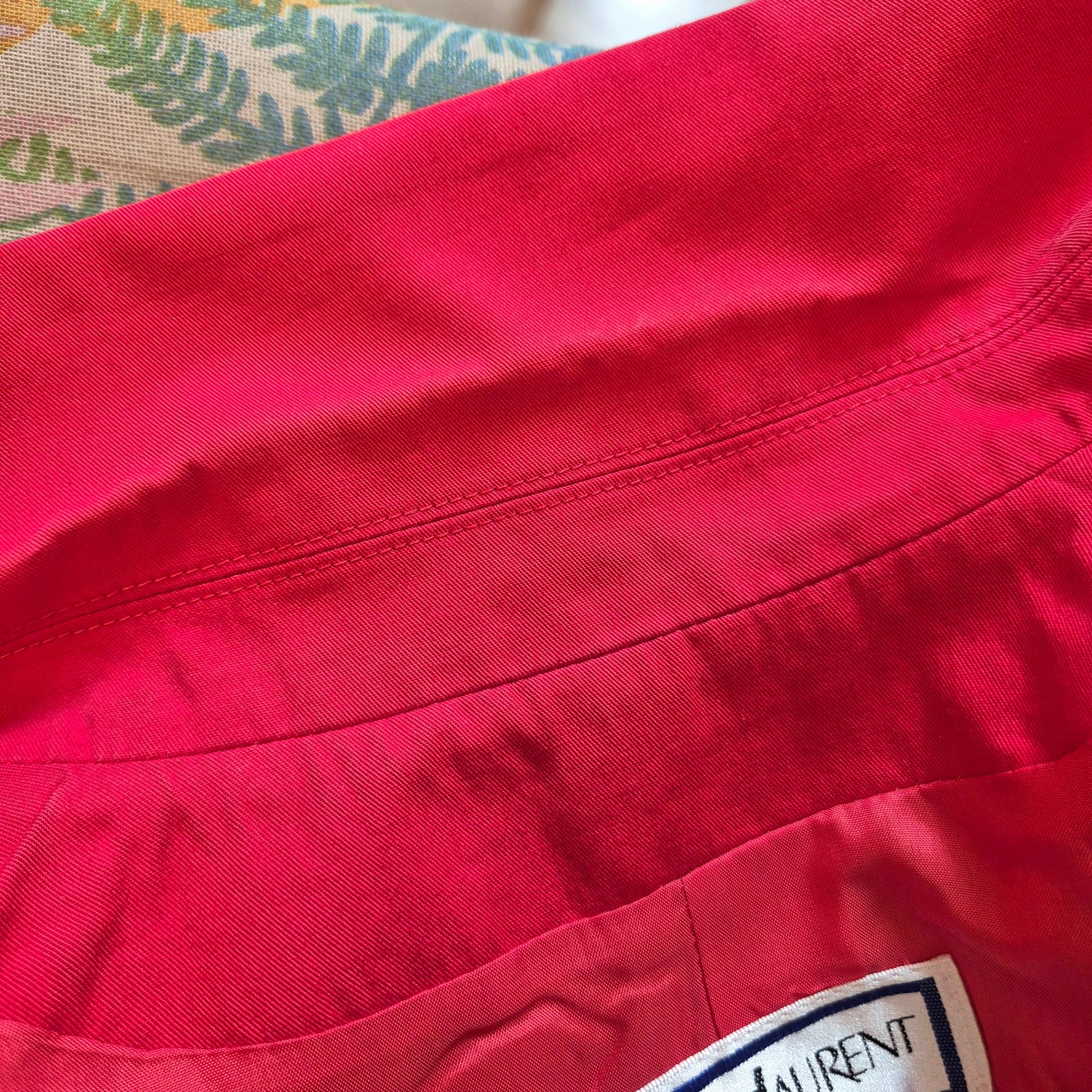 Yves Saint Laurent | Blazer vichy rosso