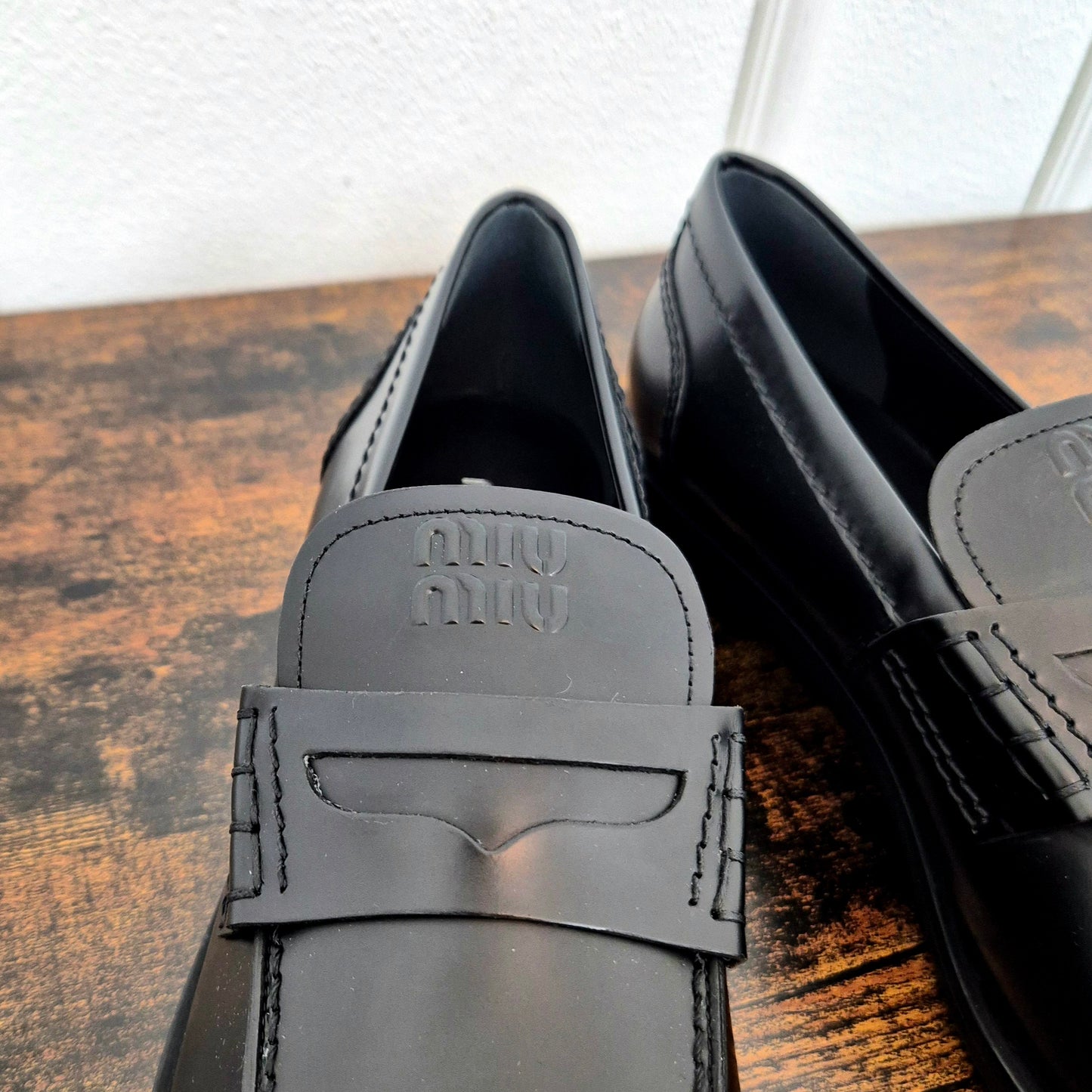 Miu Miu | Mocassini neri nr.41